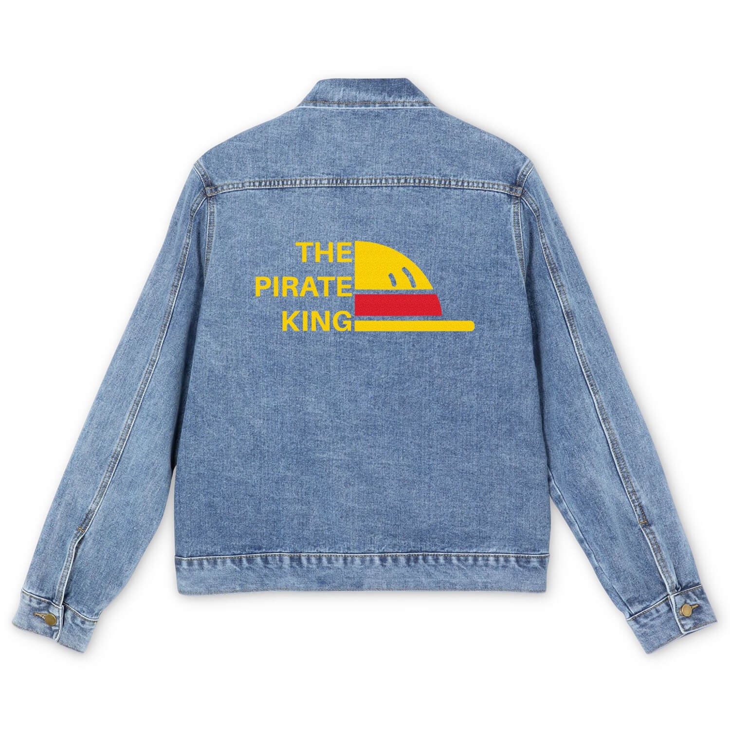 The Pirate King Best Pirate Anime Ever Japanese Men's Denim Jackets