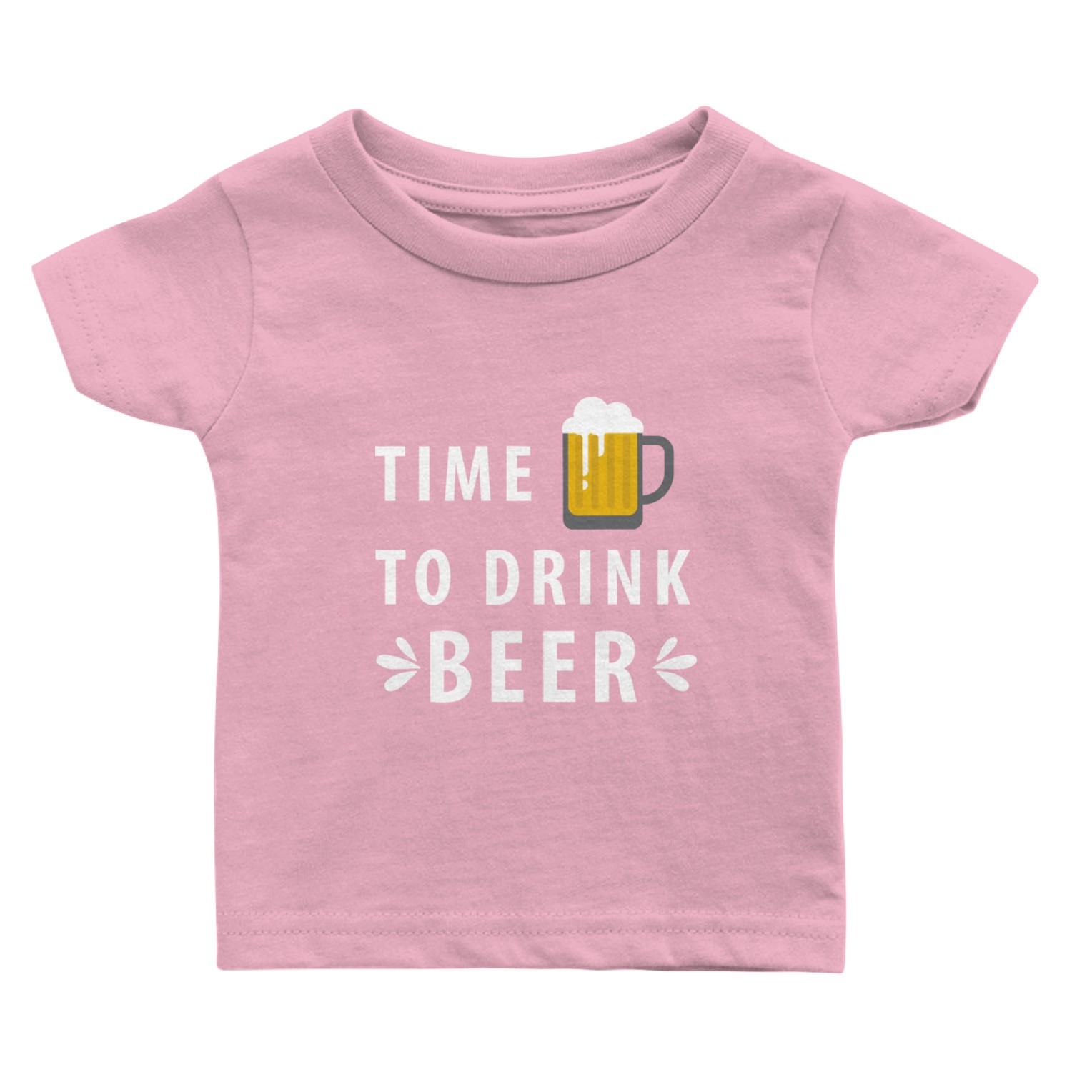 Time To Drink Beer Baby T Shirts