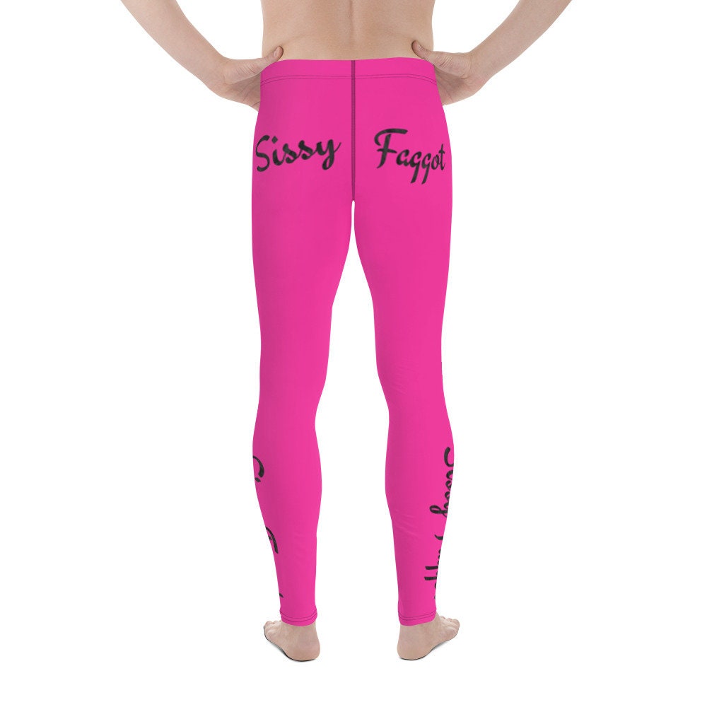 Sissy Pink Men's Leggings - totally for text and colors