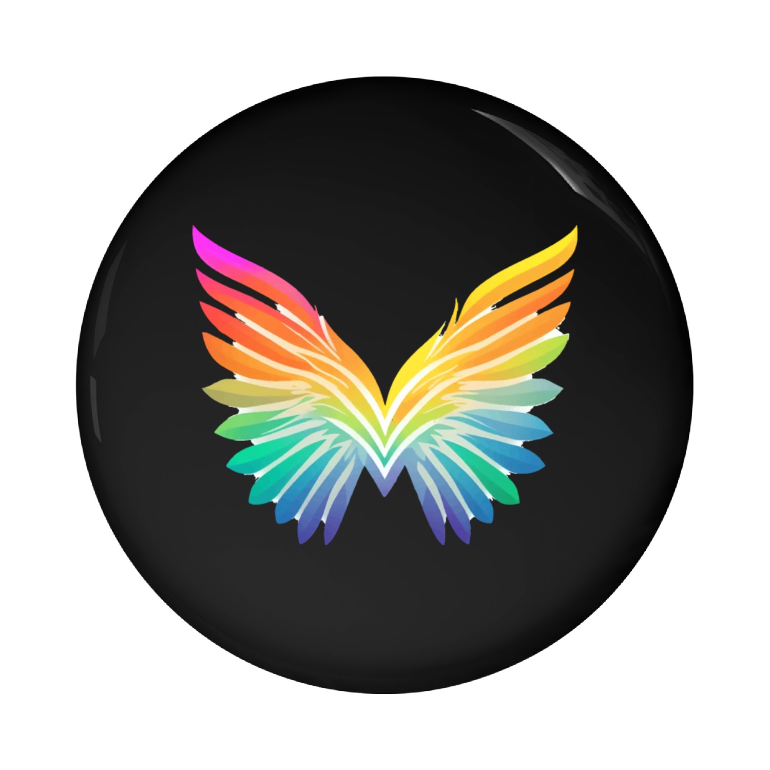 Pride Wings 1 Pin Buttons
