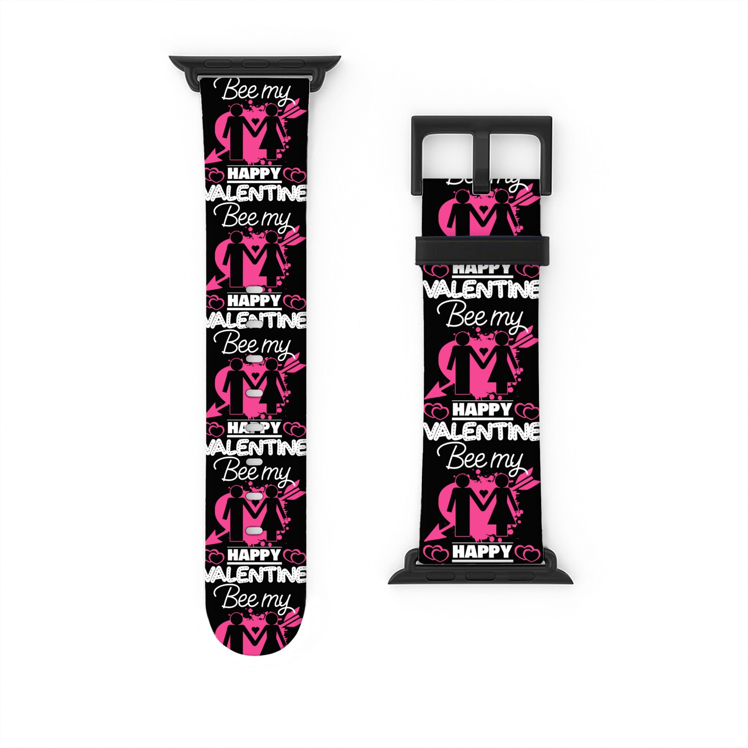 Bee my VALENTINE Day807 Watch Bands For Apple Watch