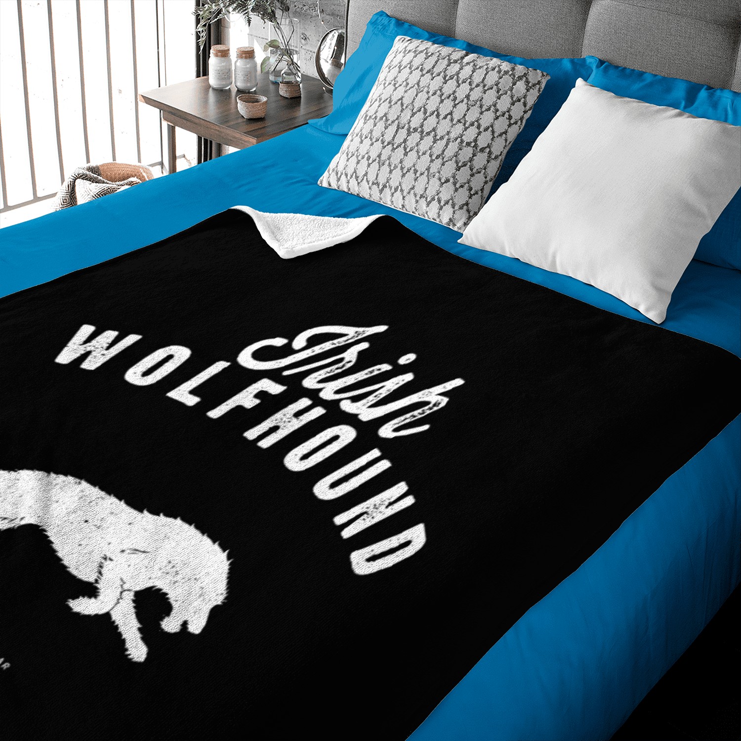 Irish Wolfhound Baby Blankets
