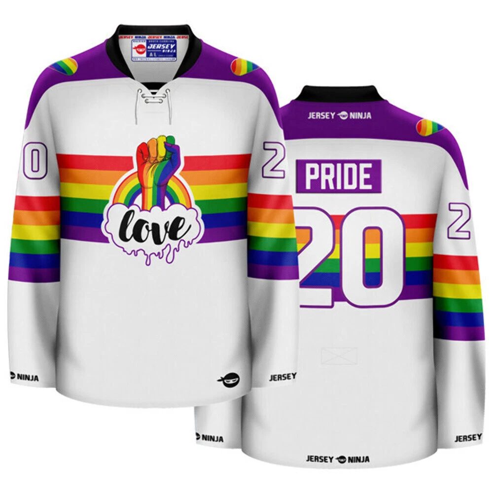 Love is Love Pride Hockey Jersey