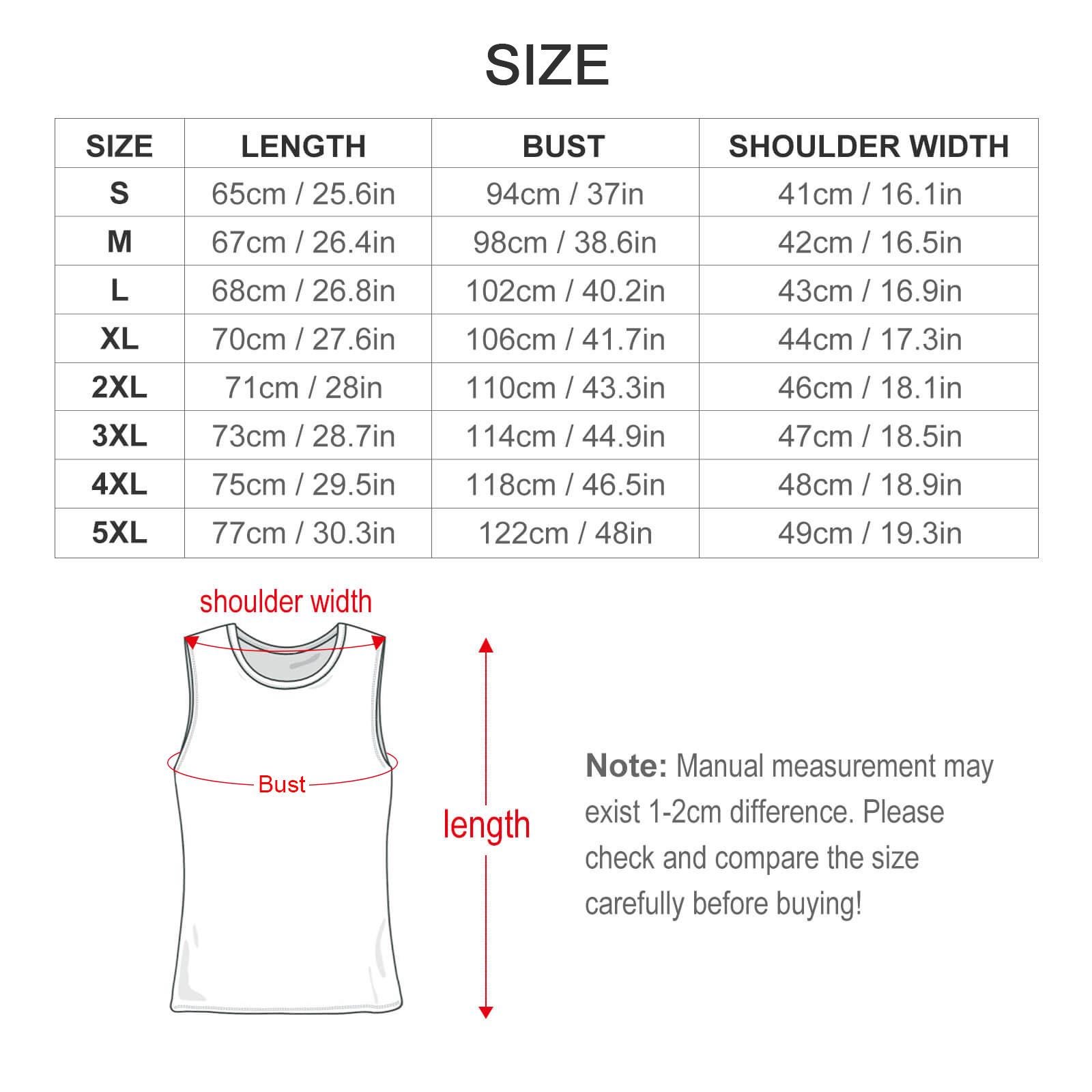 Men's All-Over Print Vest Shirt