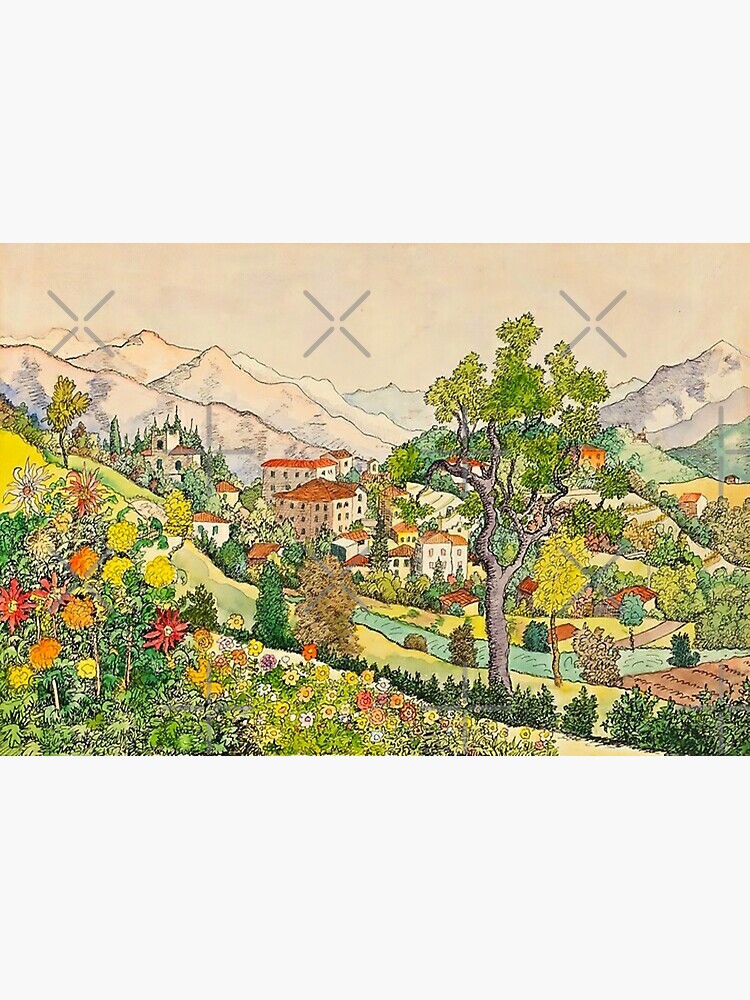Hermann Hesse Montagnola (1933) Canvas