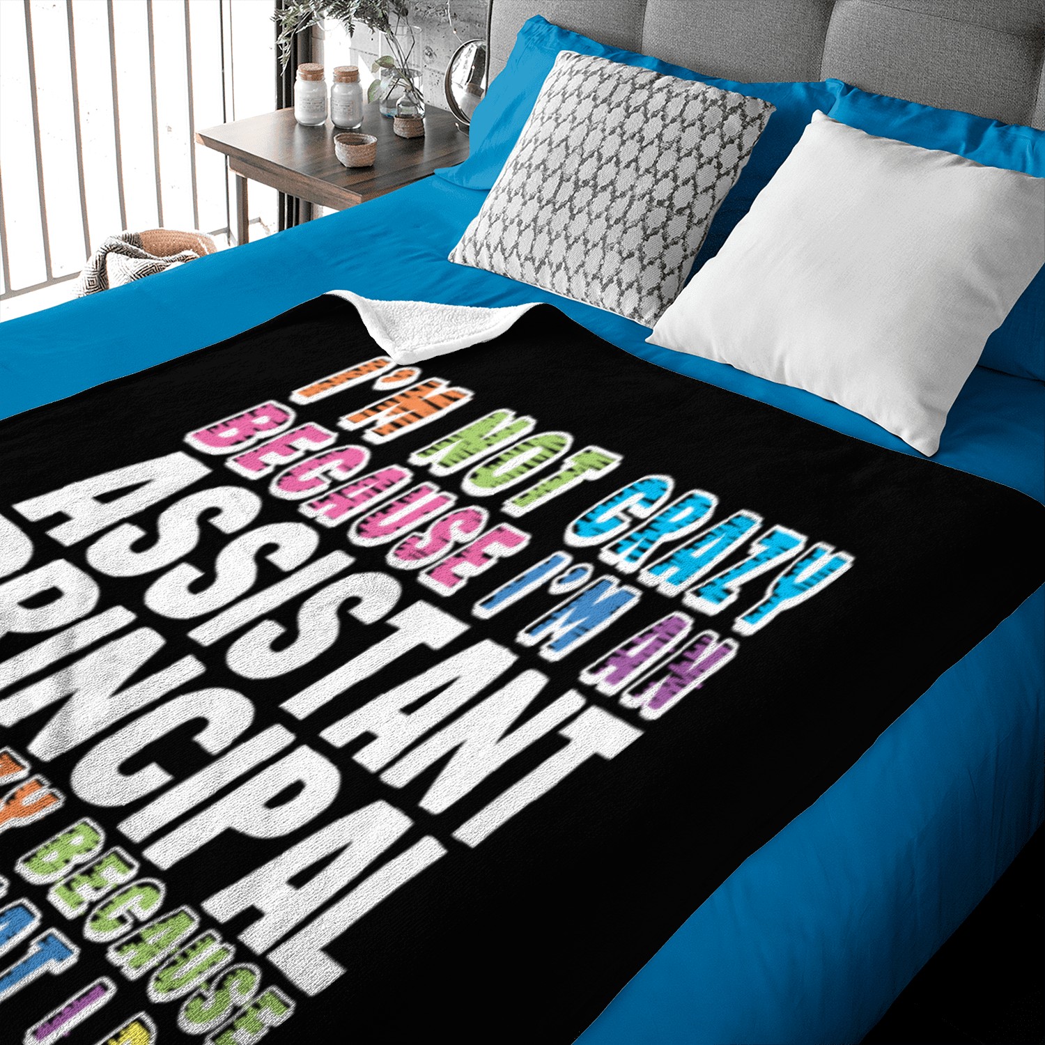 Assistant Principal Baby Blankets