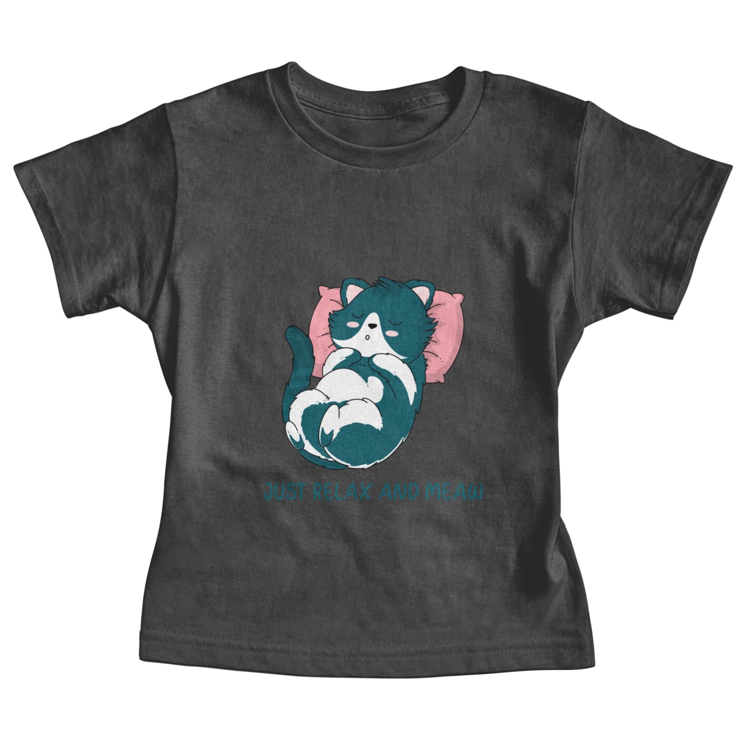 JUST RELAX AND MEOW Baby Tees