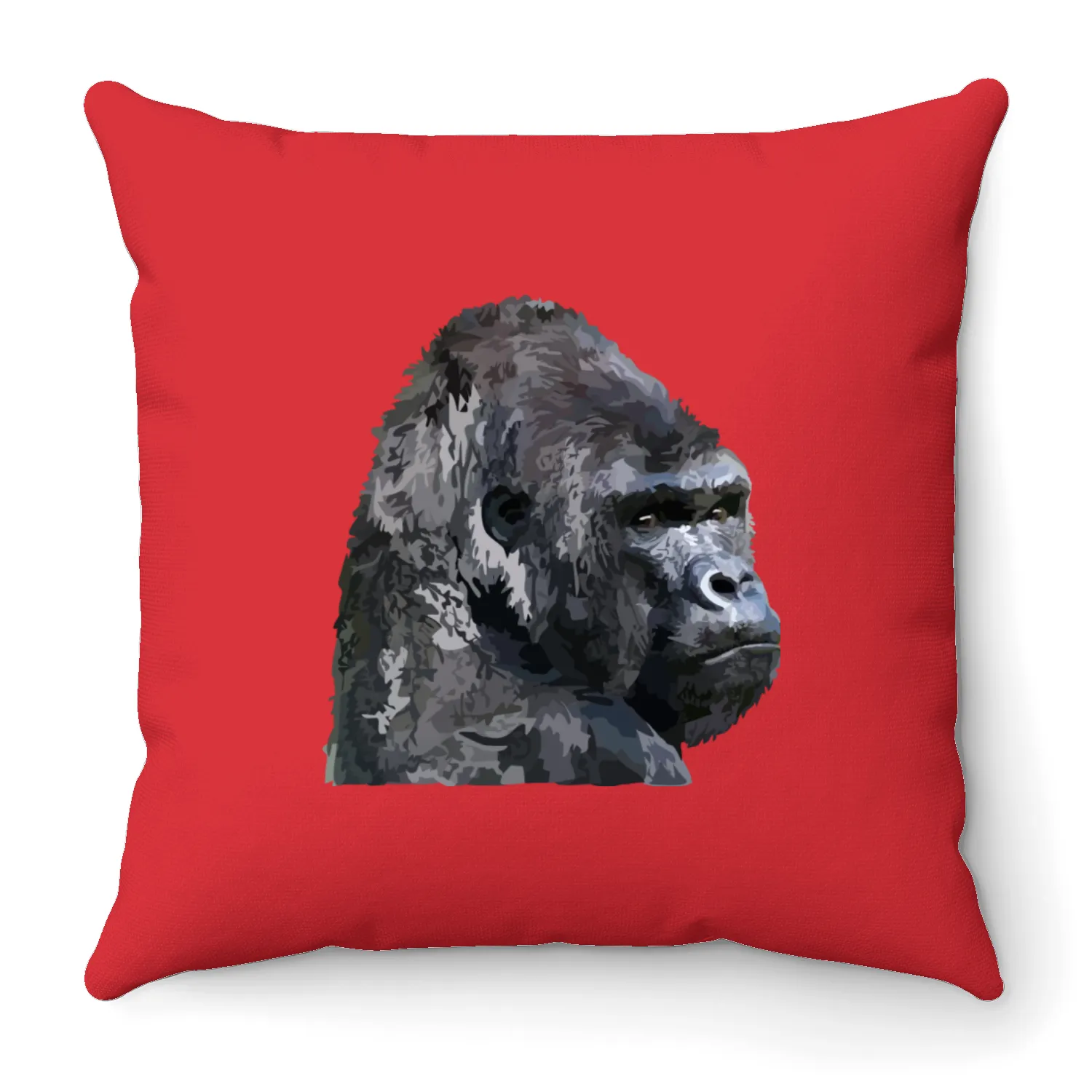Silverback Throw Pillows