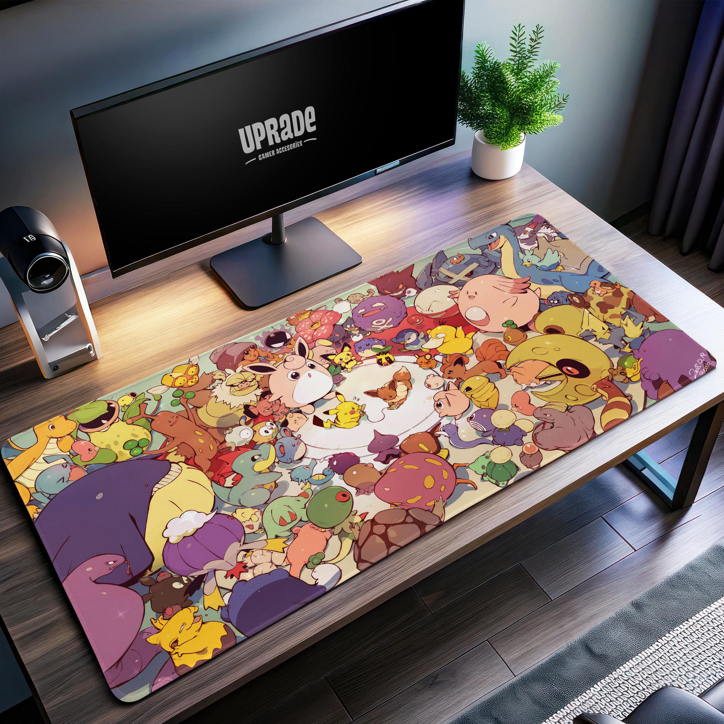 Ultimate poket mons Gathering Desk Mat - Vibrant Full Color, Collector's Edition Mouse Pad, Gift for poket mons Enthusiasts
