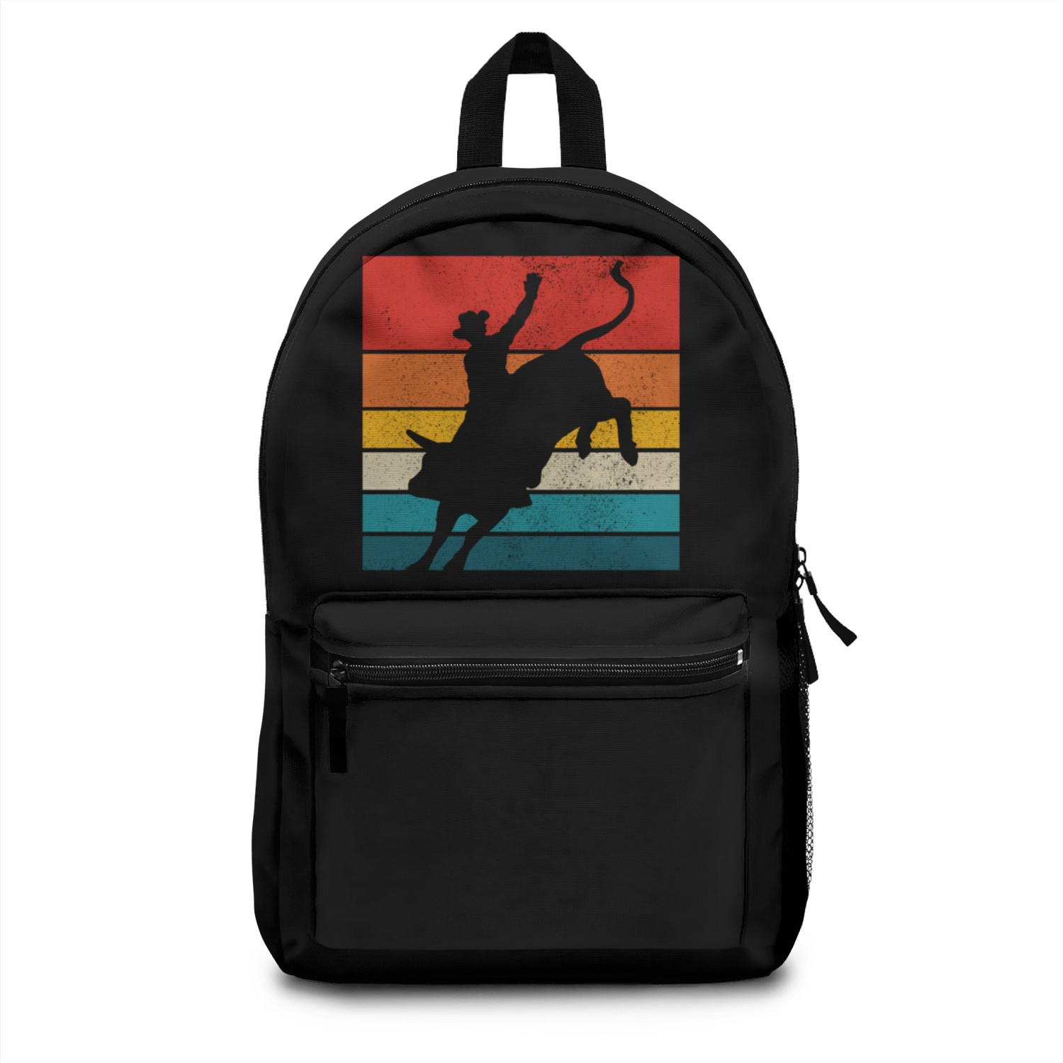 Bull Riding Rodeo Cowboy Western Bull Rider Backpacks