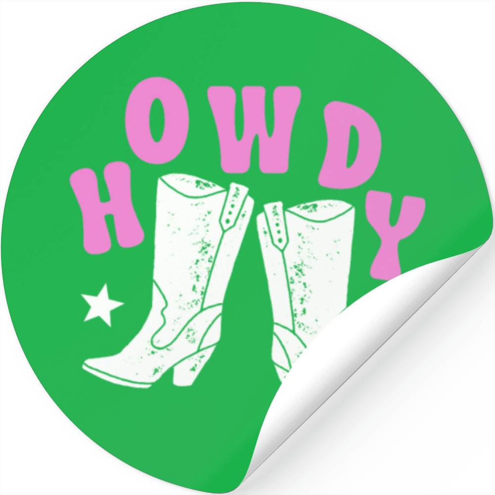 Western Country Texas Cowboy Hat Stickers
