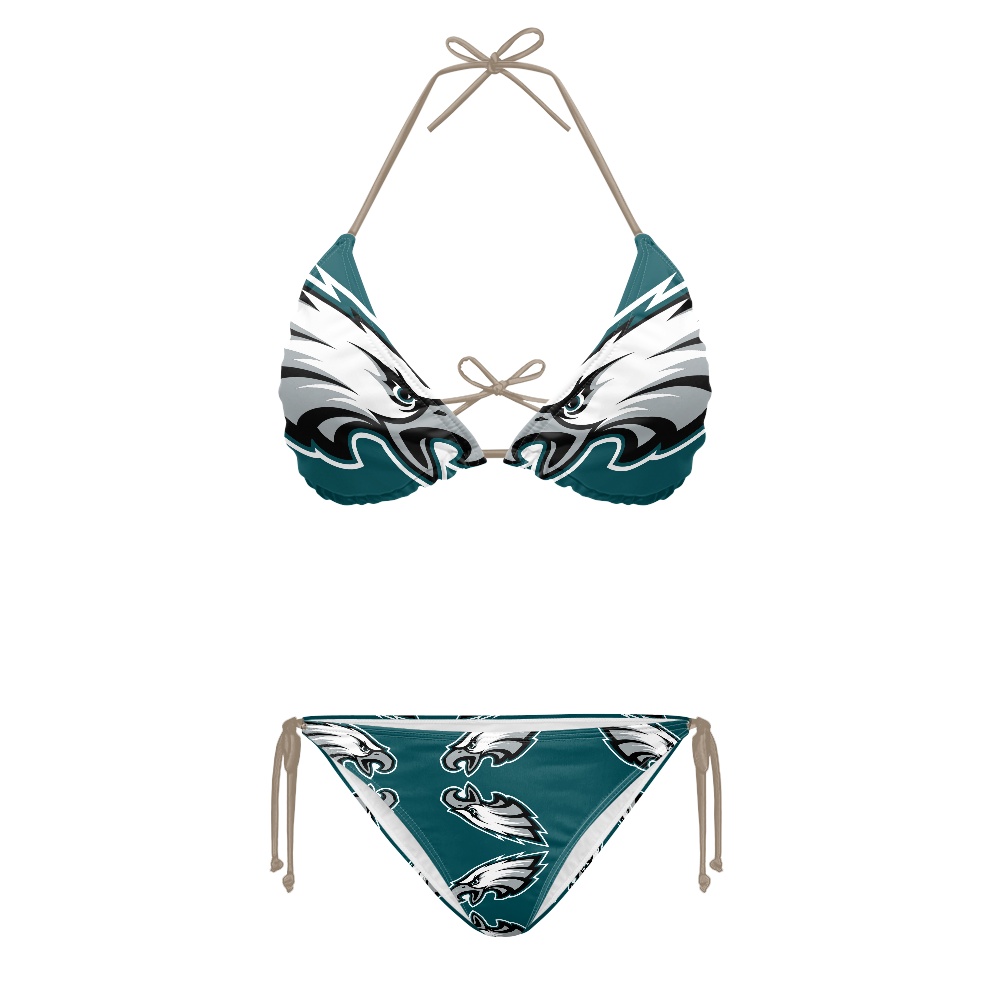 Philadelphia Team Eagles Summer Beach Women's Bikini Swimsuit