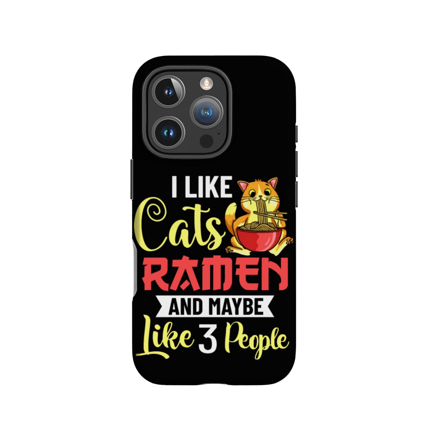 Ramen Cat Bowl Chicken Noodle Soup Japanese IPhone Cases
