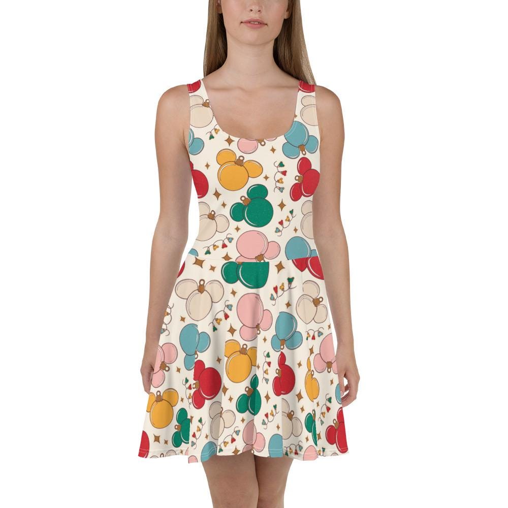 Mouse Ornament Skater Dress