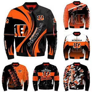 Cincinnati Bengals Men's Bomber Jacket
