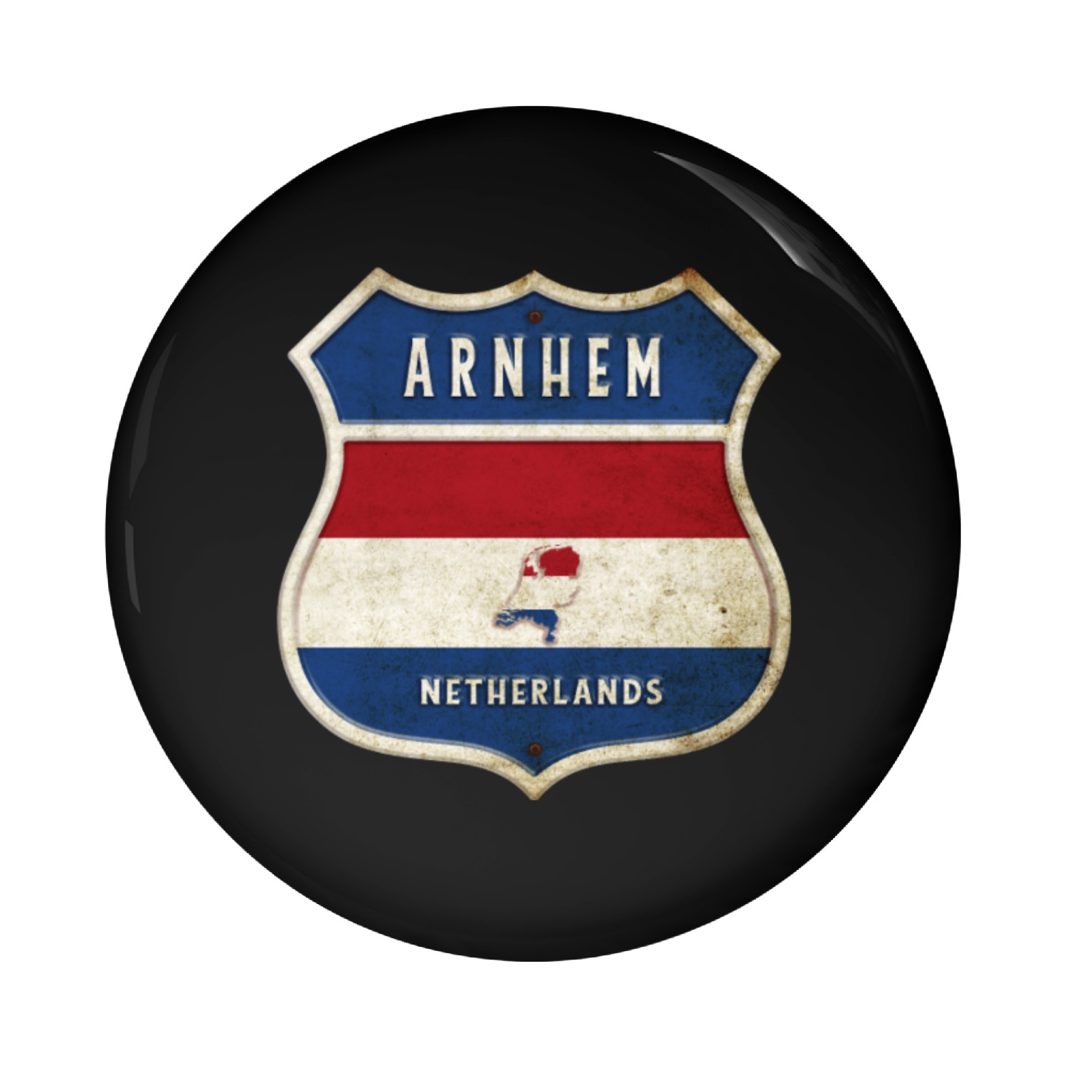 Arnhem Netherlands coat of arms design Pin Buttons
