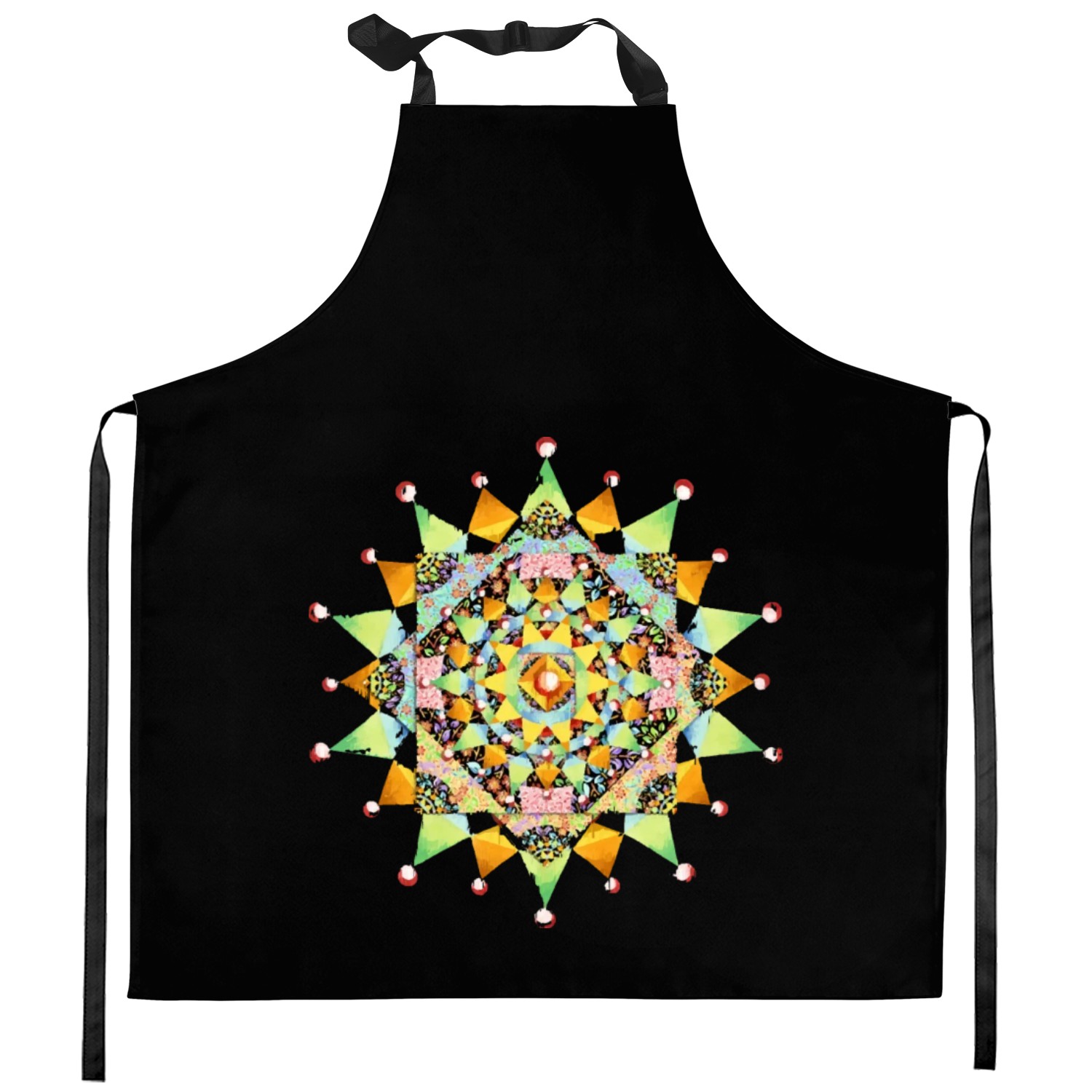 Patchwork Filigree Mandala Kitchen Aprons