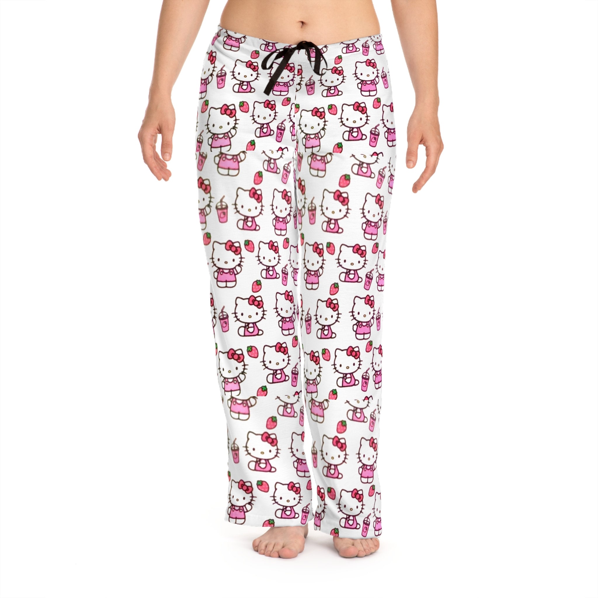 Merry Melody Kuromi Strawberry Milk Christmas Holiday Kitty Friends cozy comfy snuggle pajama pants gift