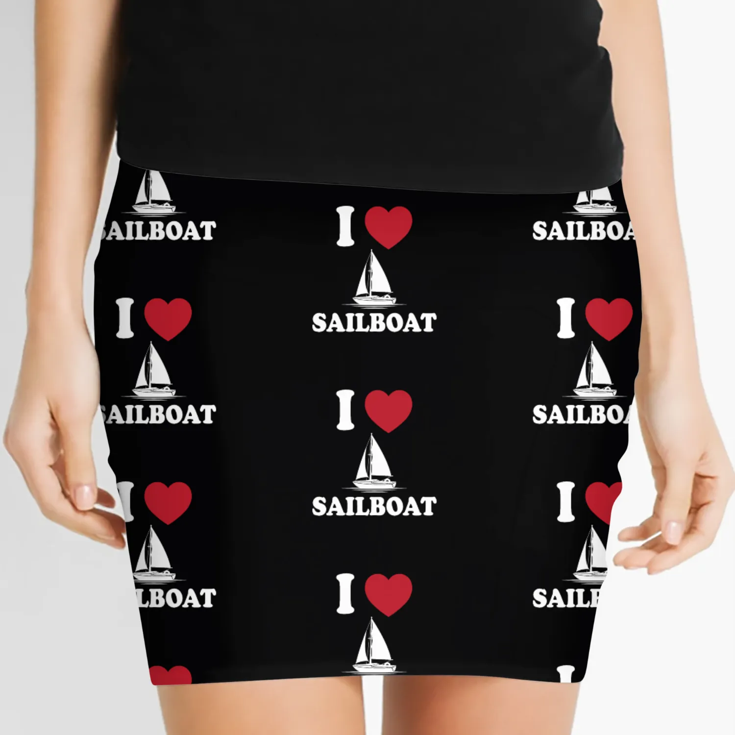 I Love Sailing Women's Mini Skirts