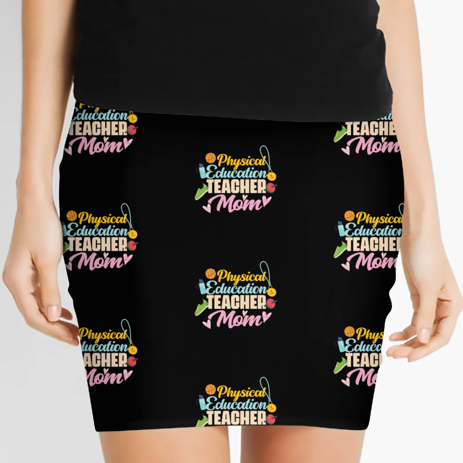 Physical Education Teacher Mom Phys Ed Women's Mini Skirts