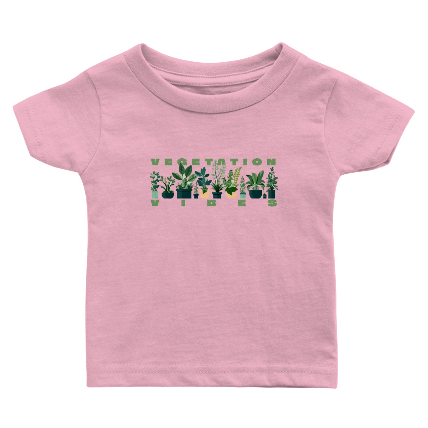 Vegetation Vibes. Baby T Shirts
