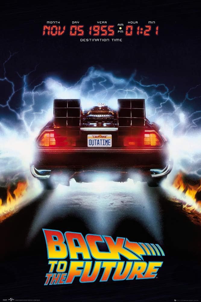 Back To The Future Movie Poster Canvas Print