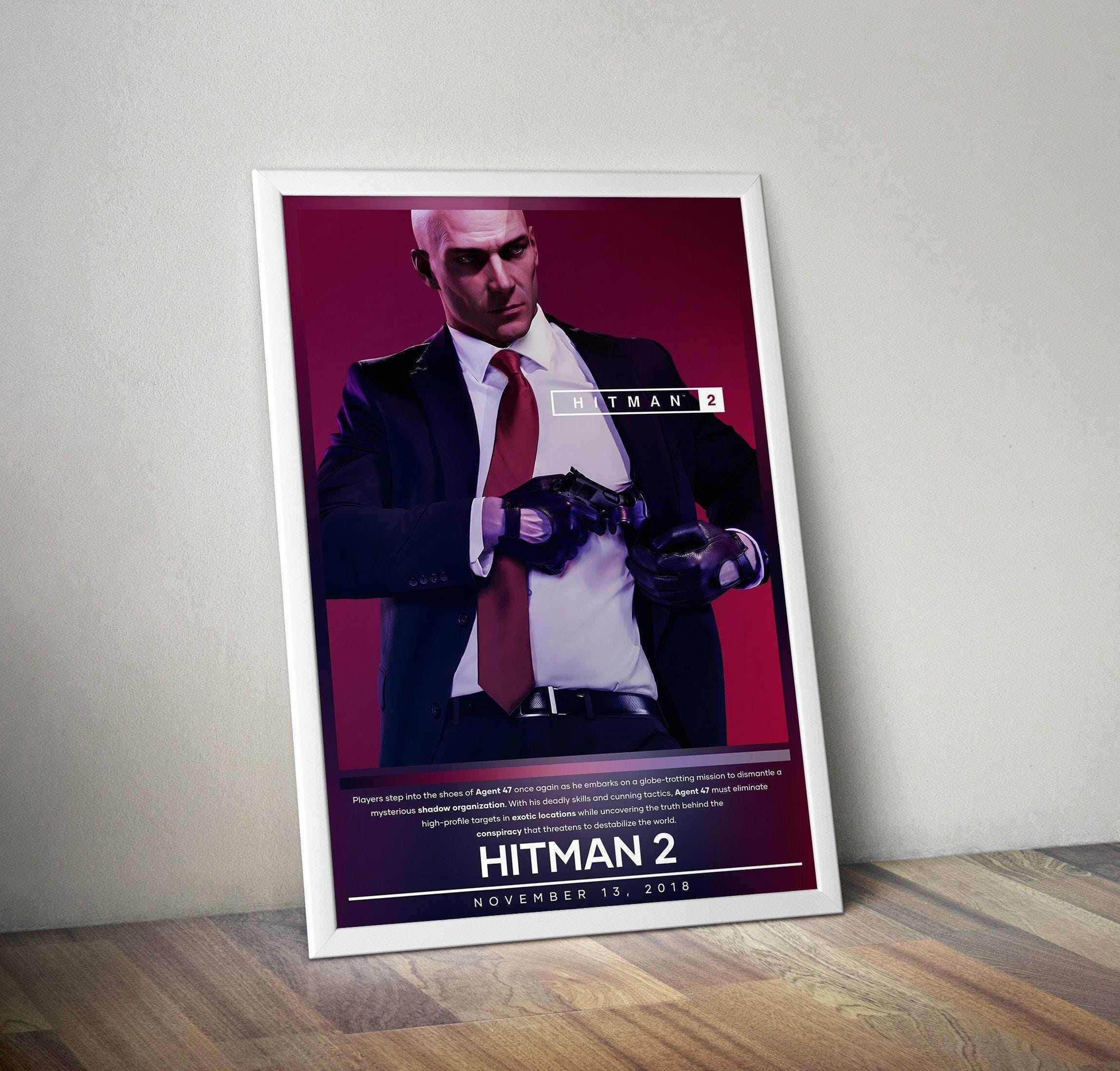 Hitman Poster | Hitman | Gaming Poster | Video Game Poster | Wall Decor Poster