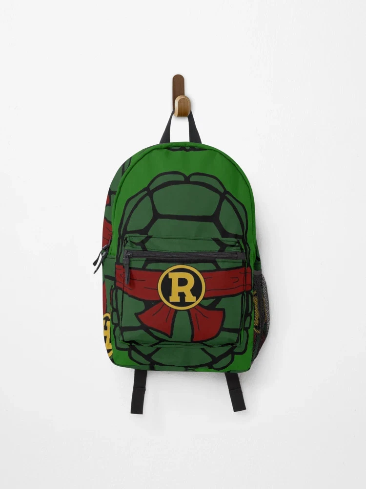 Ninja Turtle Raph Backpack, TMNT Raphael School Bag, Gift for Boys
