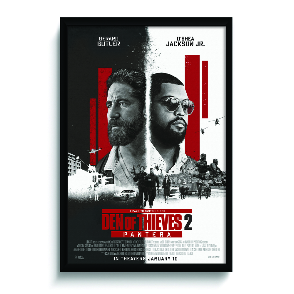 Den of Thieves II - Mayhem Skull Movie Poster Wall Art Poster