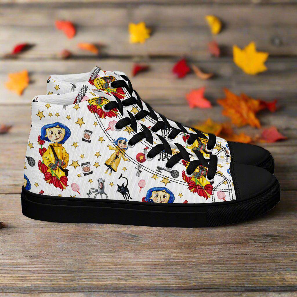 Twitchy Witchy Girl | Women & Girls High Top Sneakers