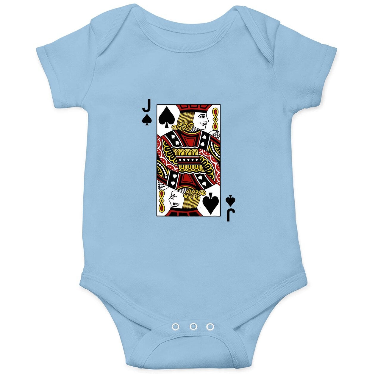 Jack Of Spades Blackjack Cards Poker 21 J Baby Bodysuit