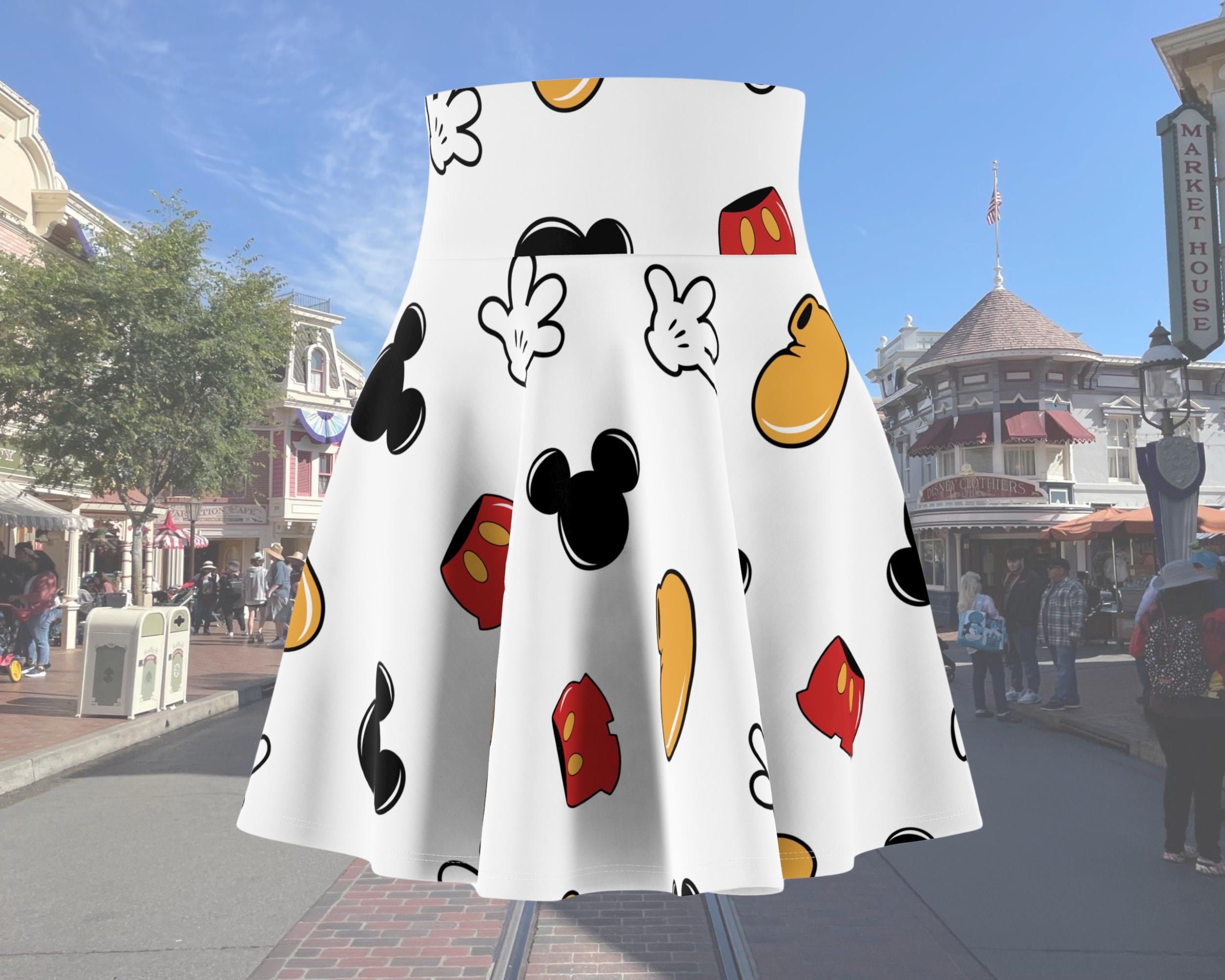 Mouse Parts Running Skirt