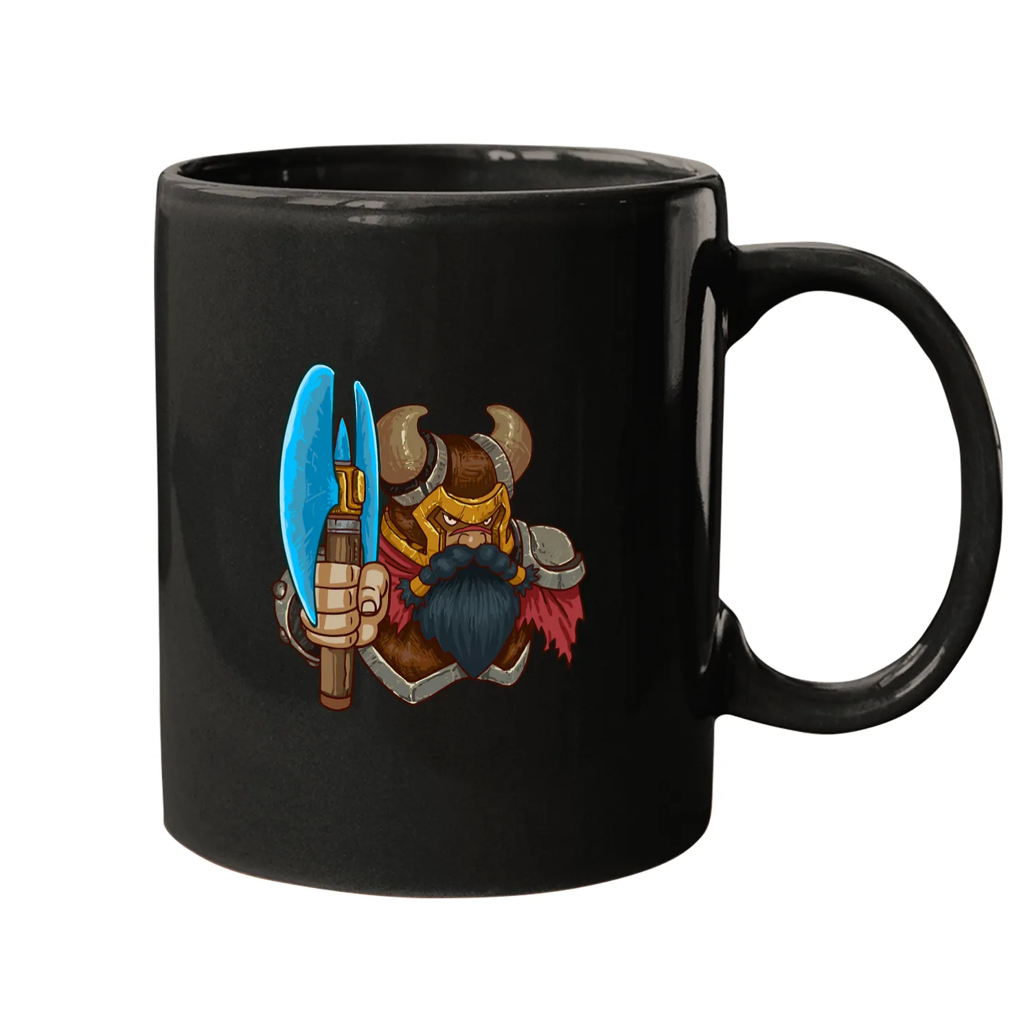 Viking With Ax Gift Vikings Mugs