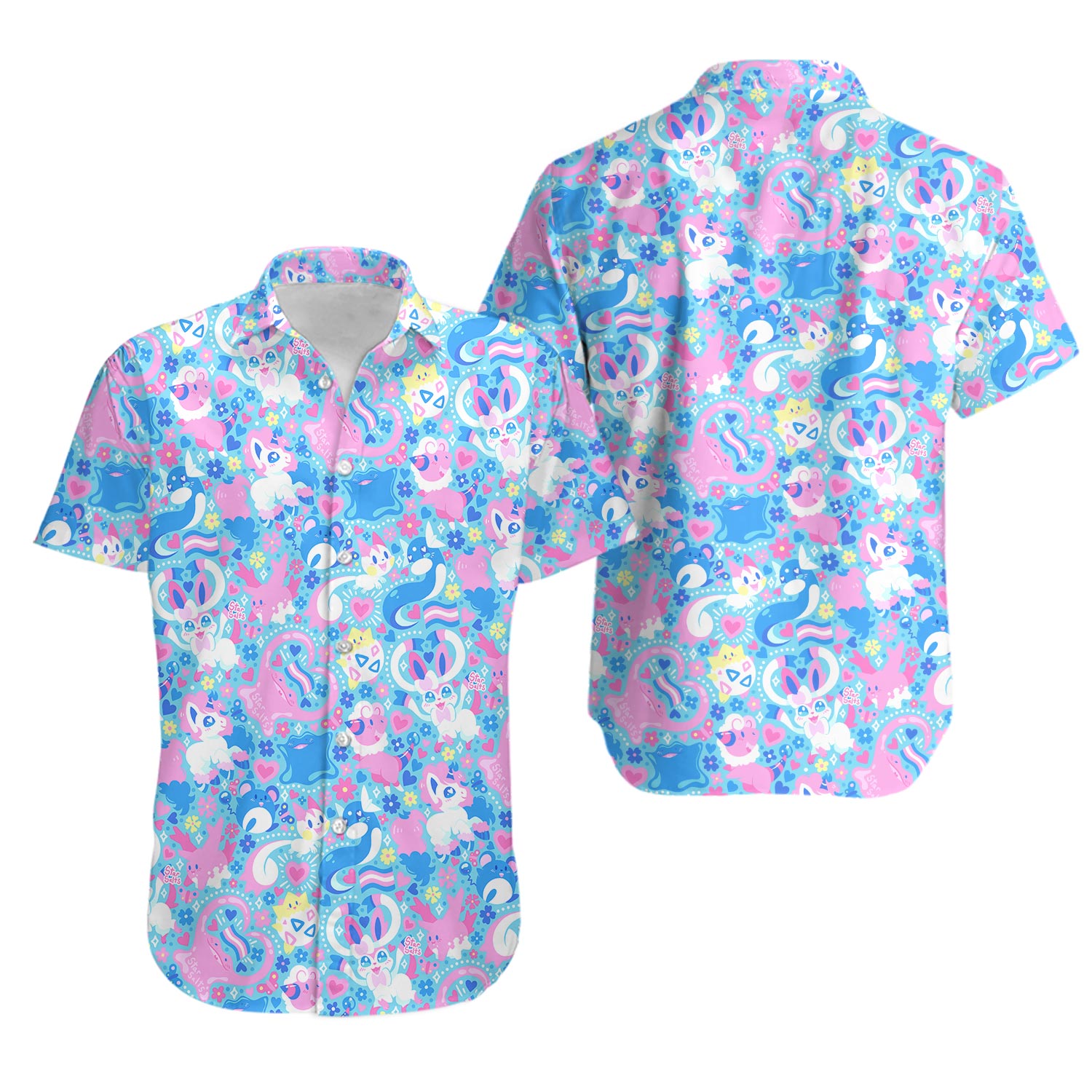 Trans Pride Button Up Shirt