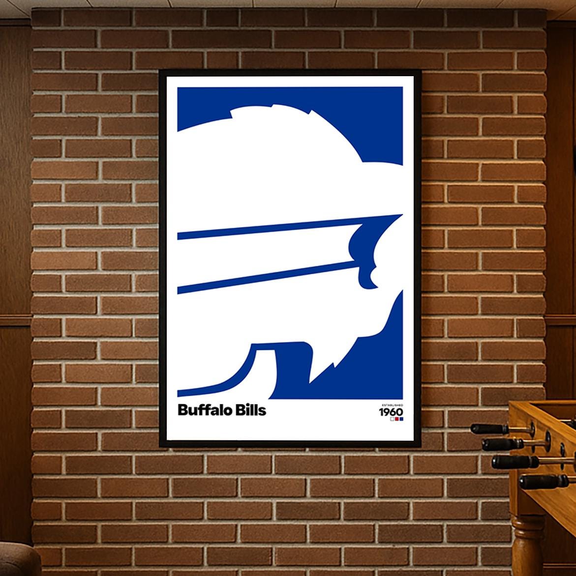 Buffalo Bills Poster, Football Gifts, Sports Poster, Football Poster, Football Art, Buffalo Bills, Buffalo Bills Art, Bills Mafia, Bills