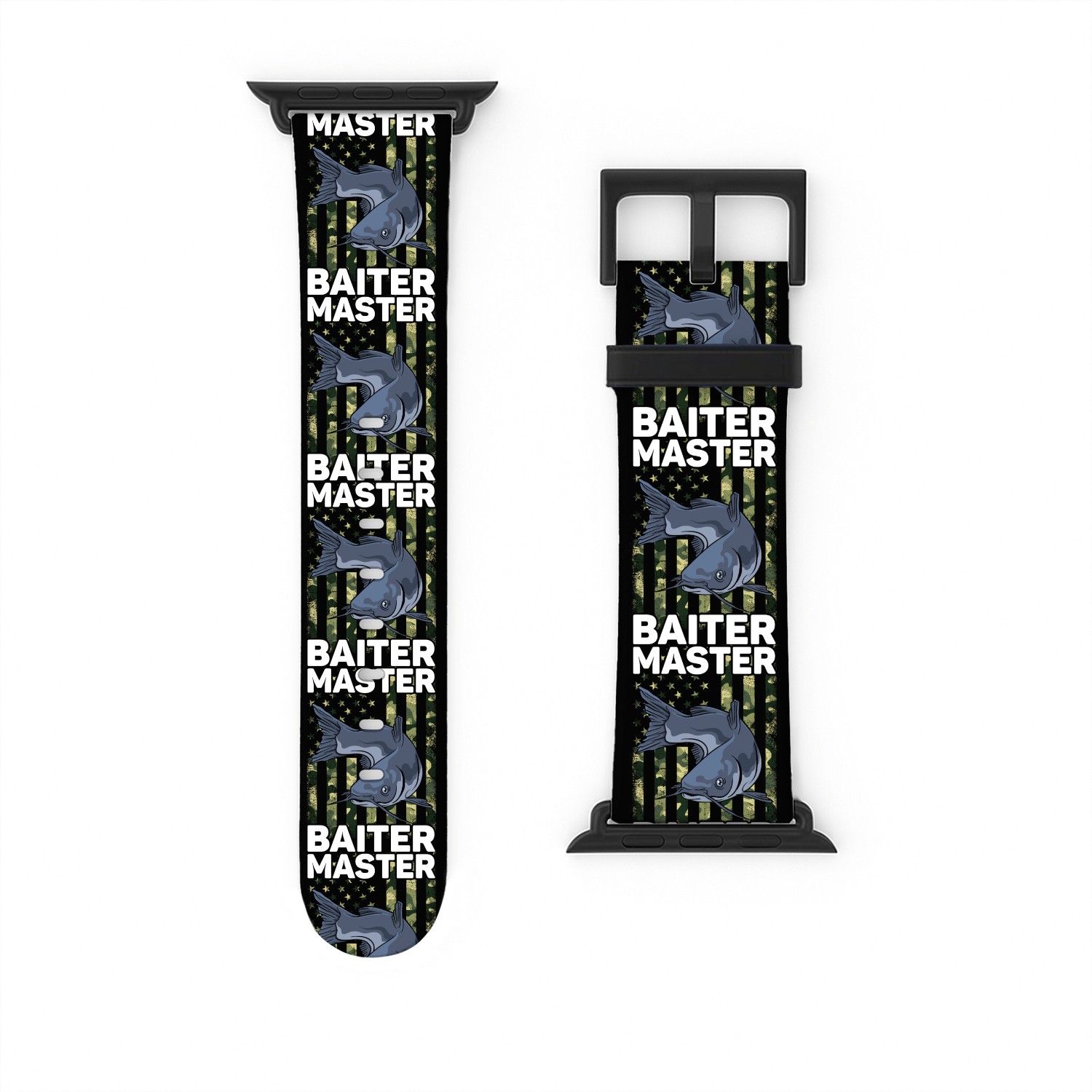 Master Baiter - Wels Catfish Hunter Watch Bands For Apple Watch