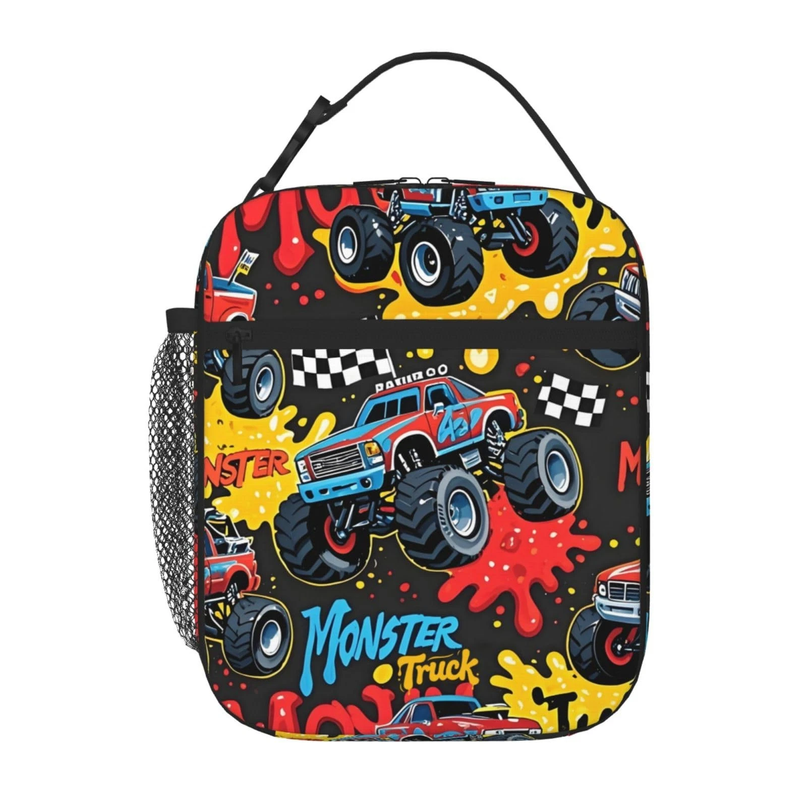 Monster Truck Lunch Bag for Kids Boys Girls