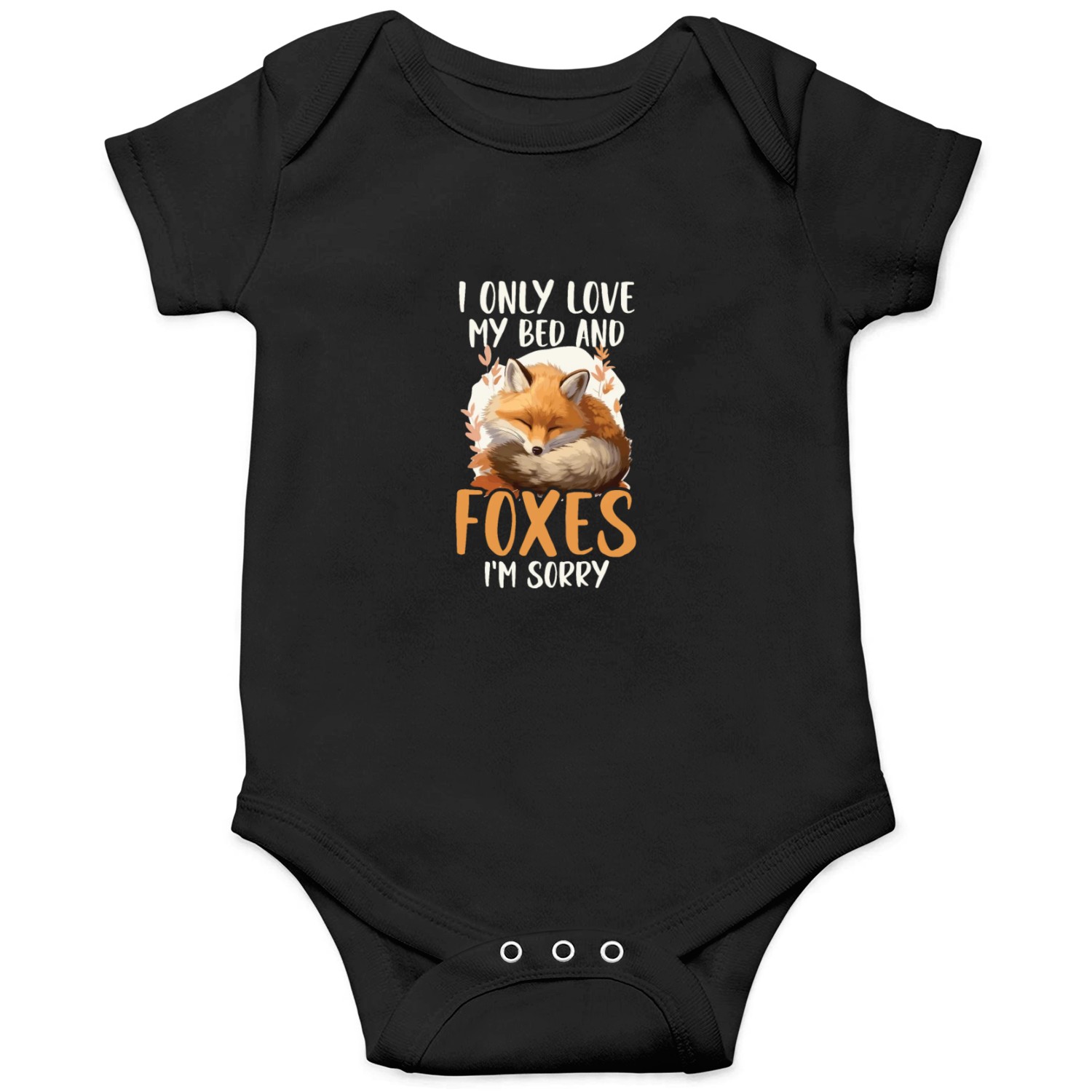 Sleeping Fox Sleepyhead Napping Sleep Fox Lover Onesies