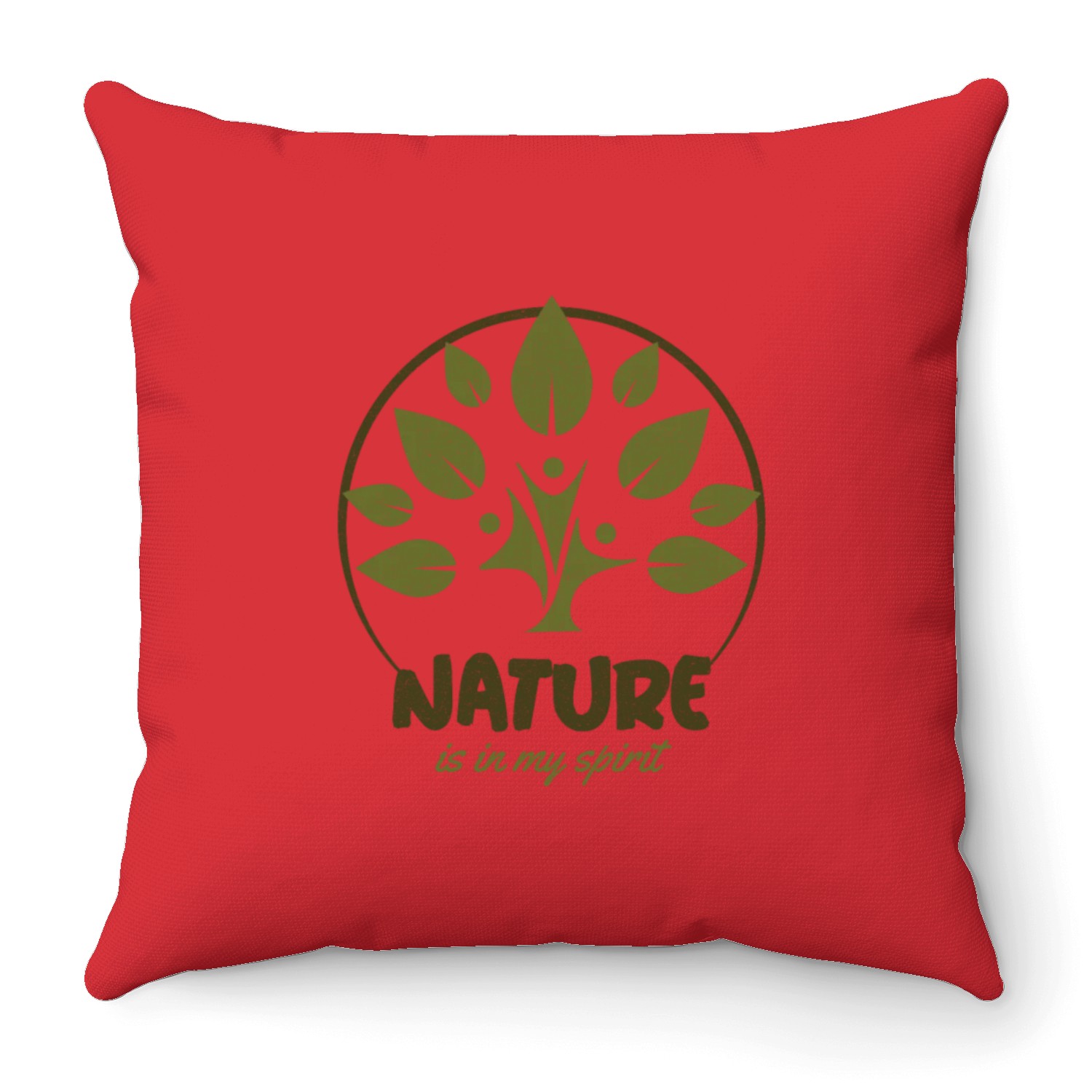 Nature Is In My Spirit Throw Pillows