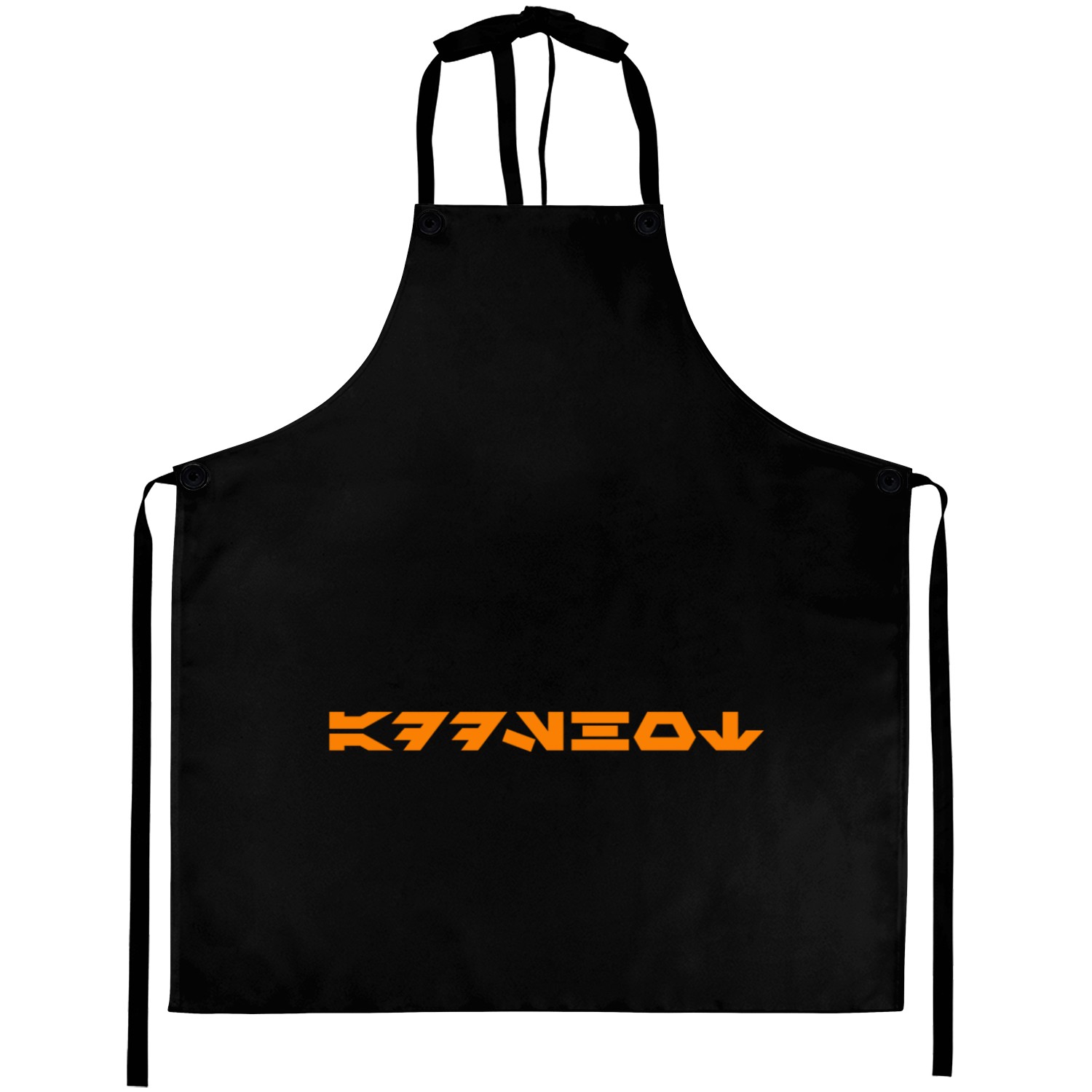 addshot Aurebesh Orange Aprons