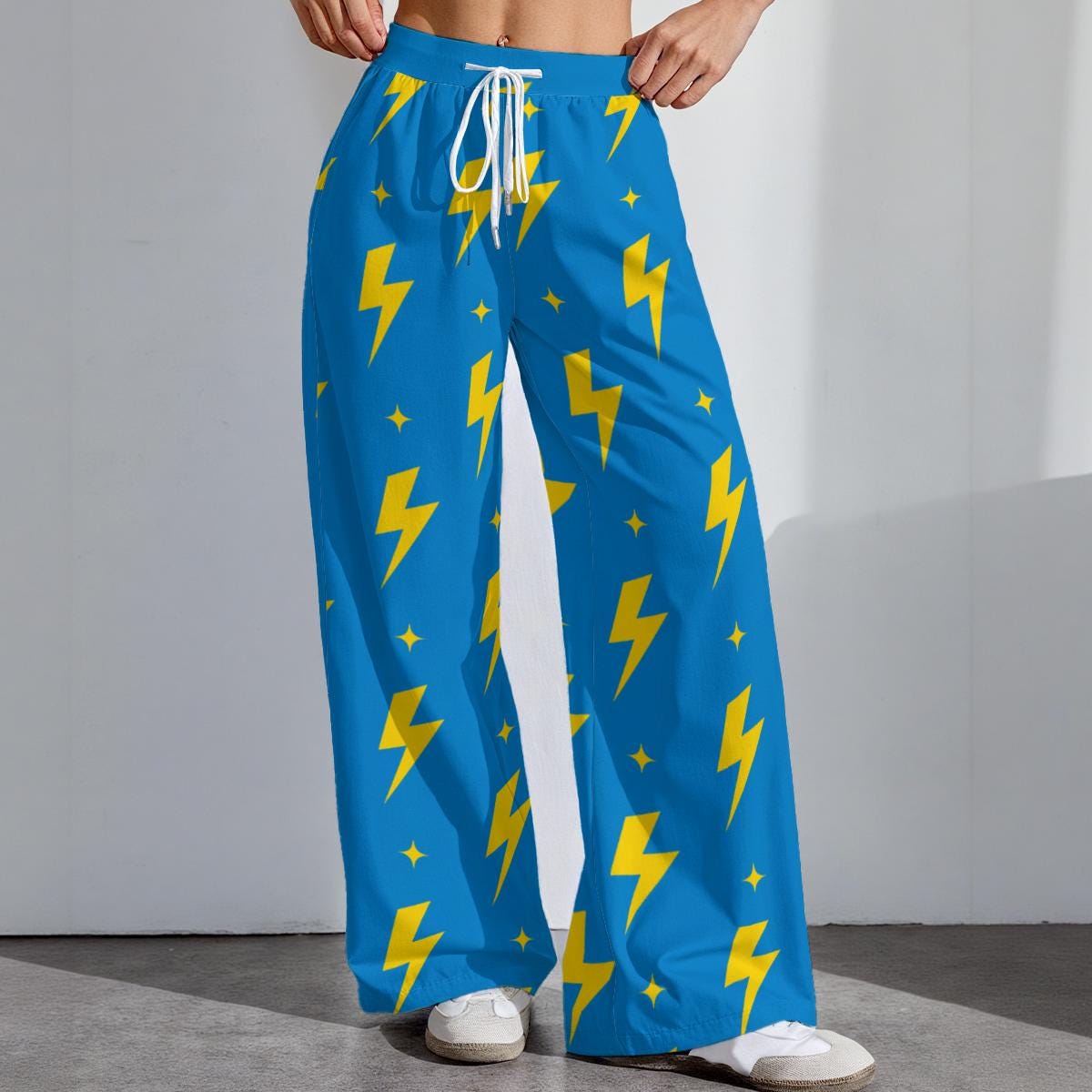 Chargers Football Women's Pajama Pants, Womens Athletic Sportswear