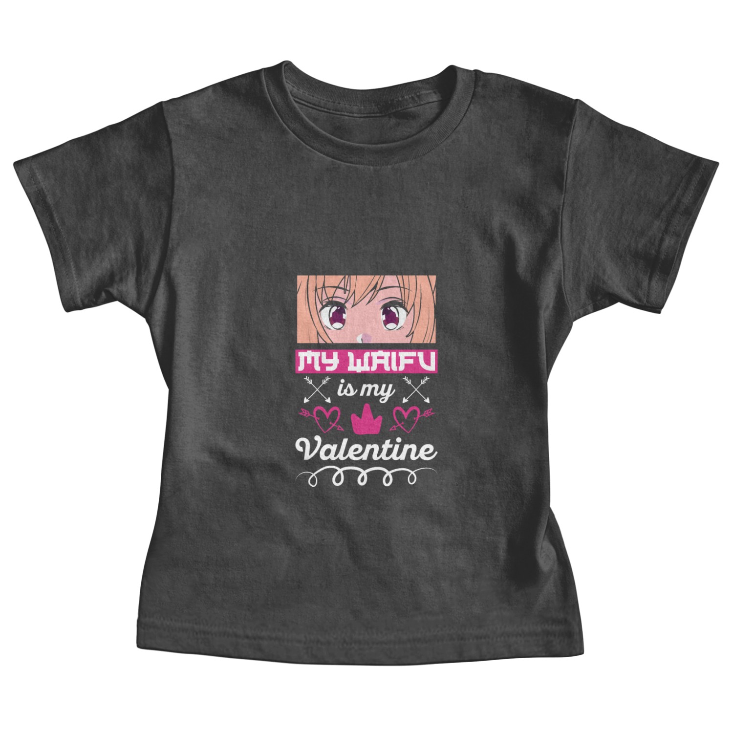 My Waifu is my Valentine Anime Baby Tees