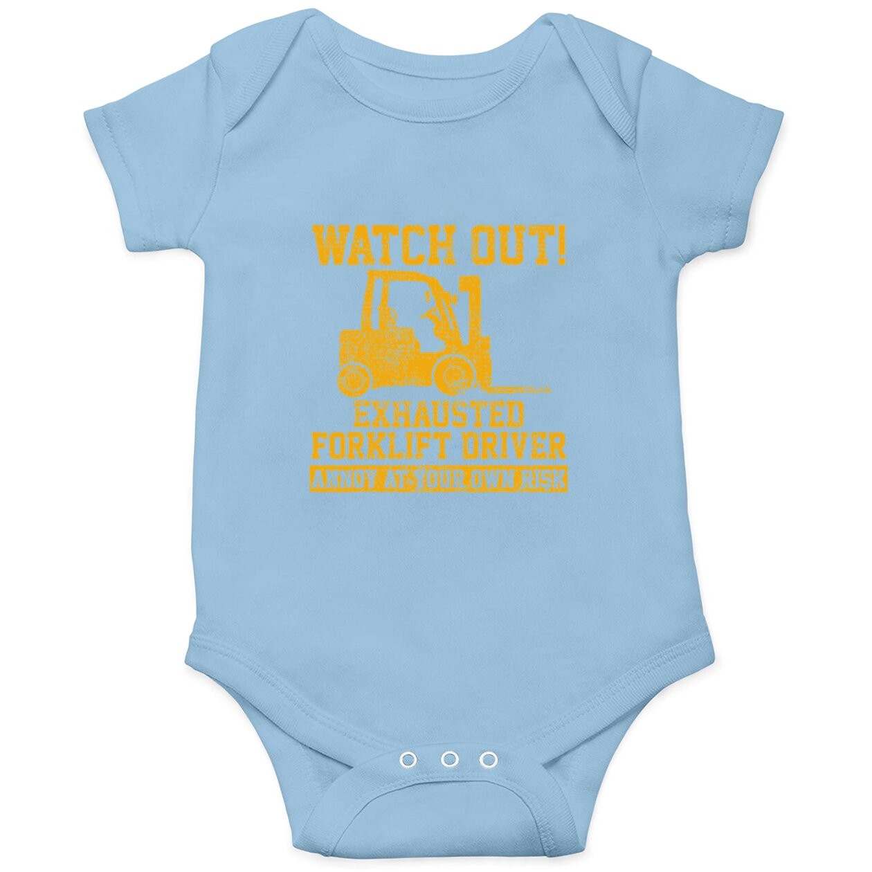Forklift Driver Watch Out Gift Vintage Baby Bodysuit