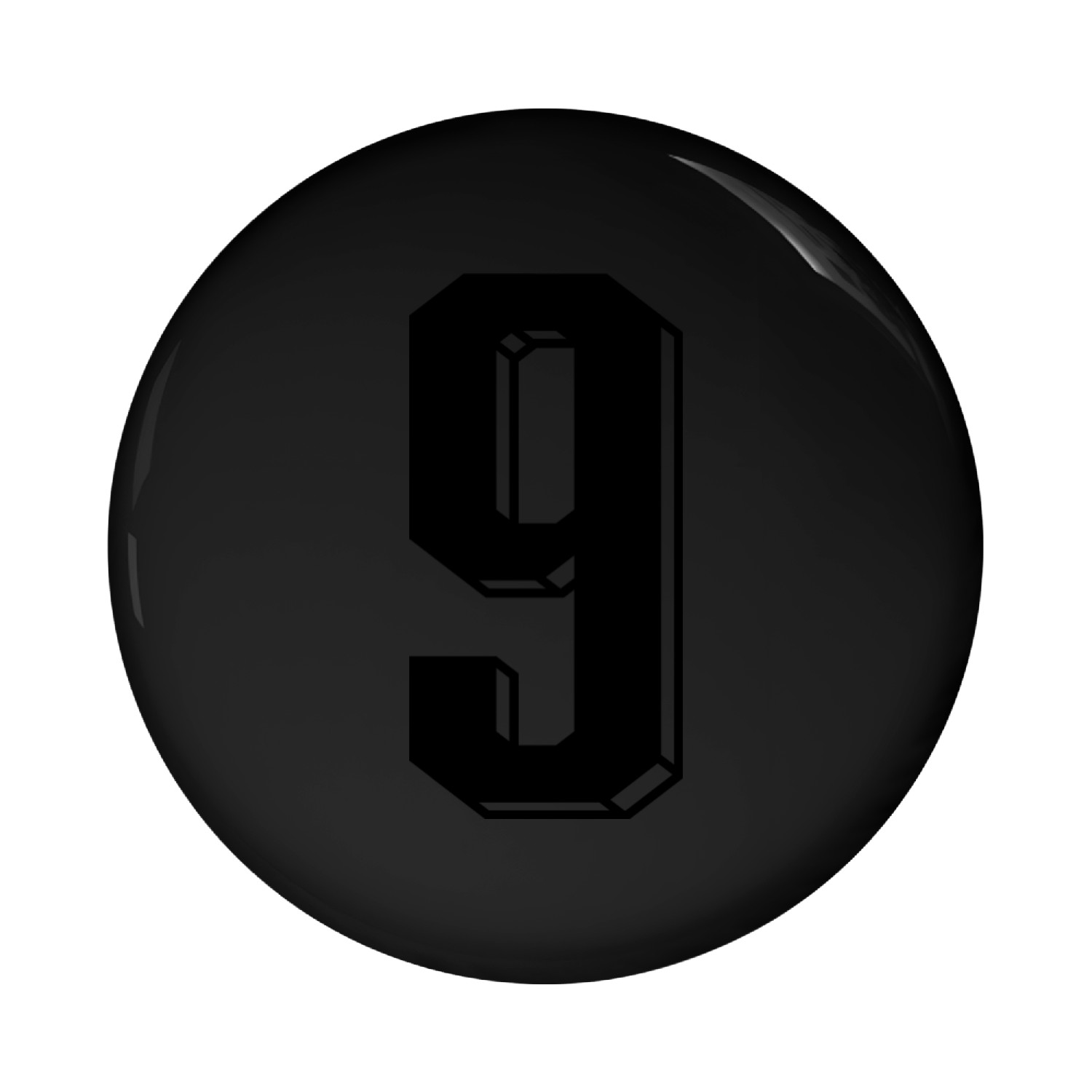 jersey number 9 Pin Buttons