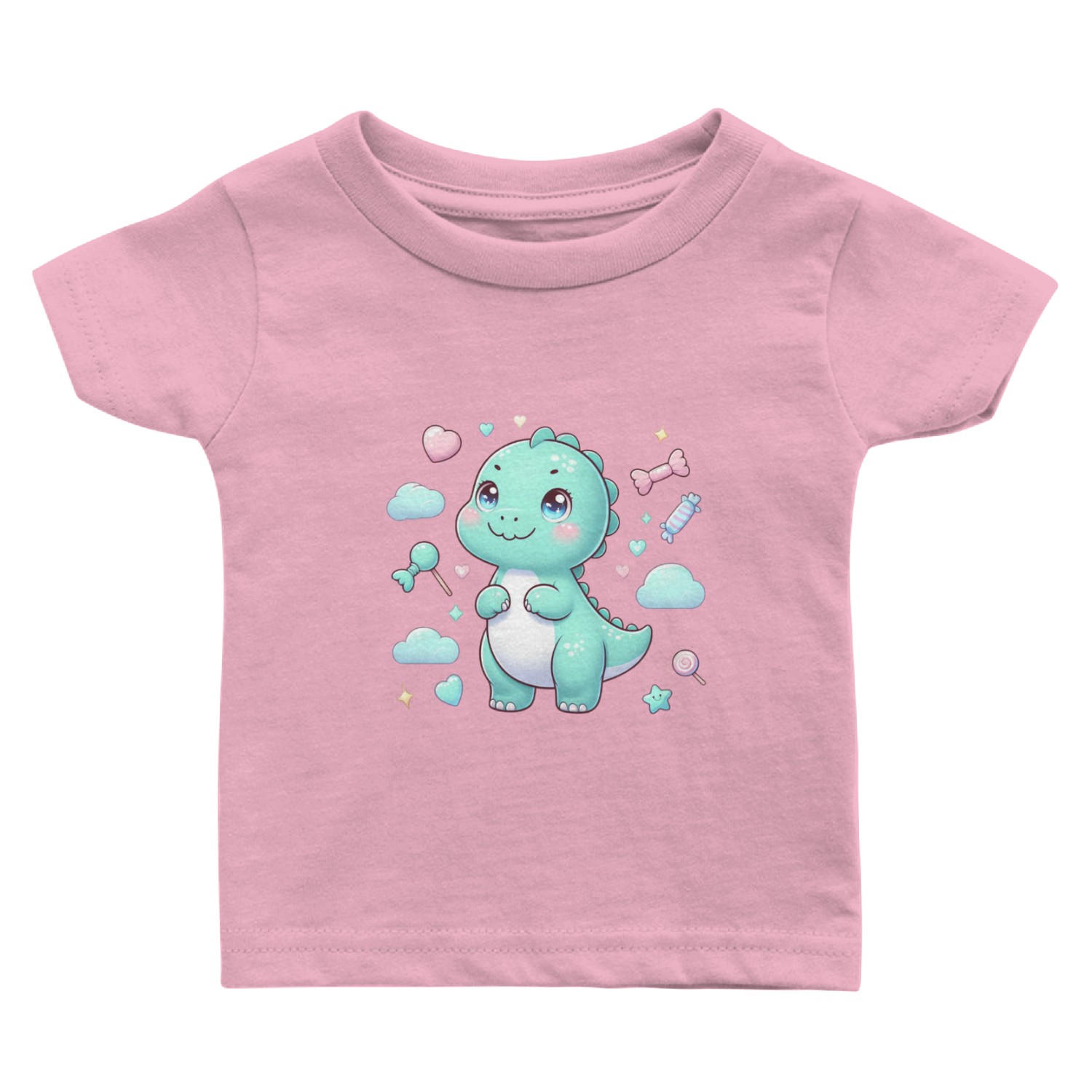 Cute Dino Baby T Shirts
