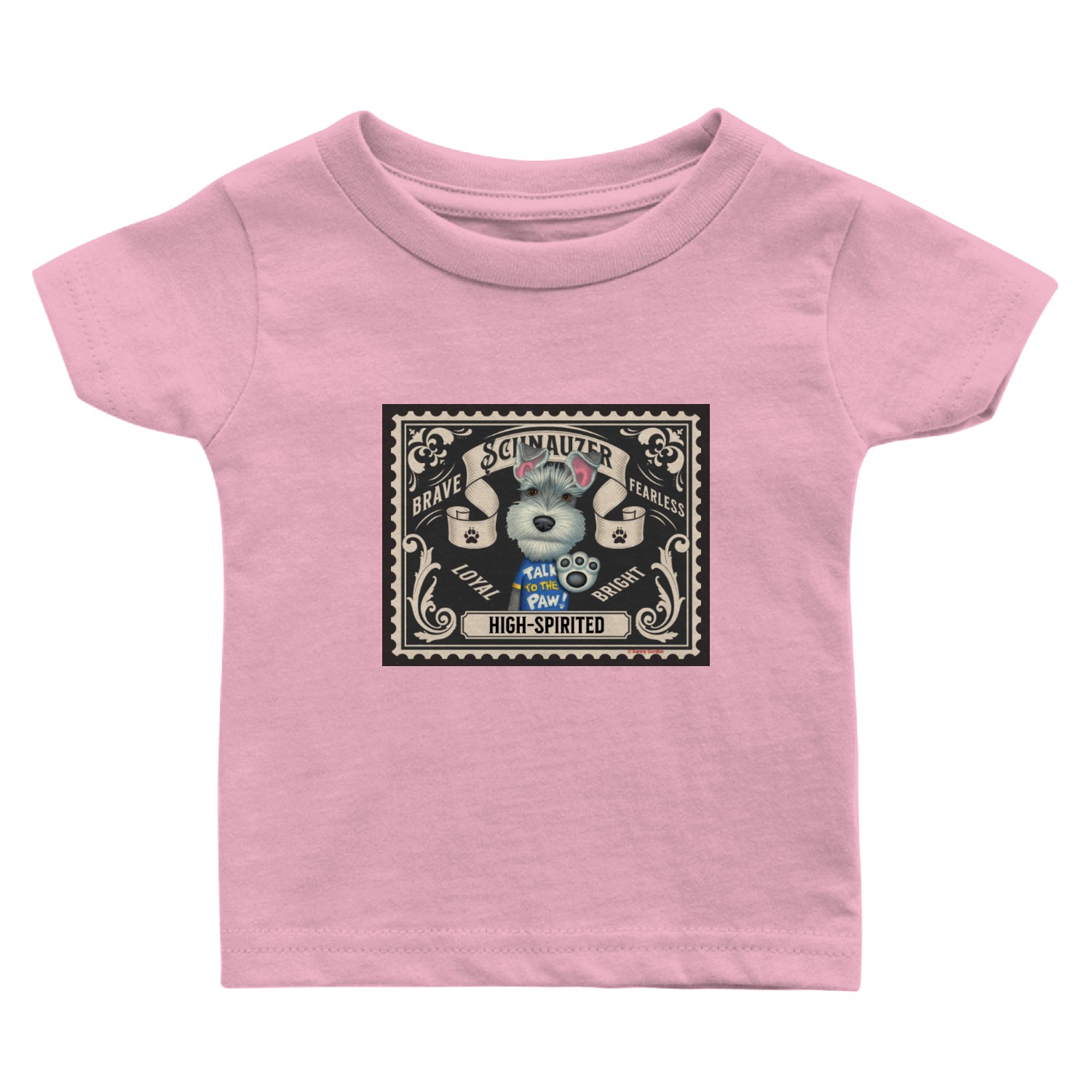 Cute Schnauzer Baby T Shirts