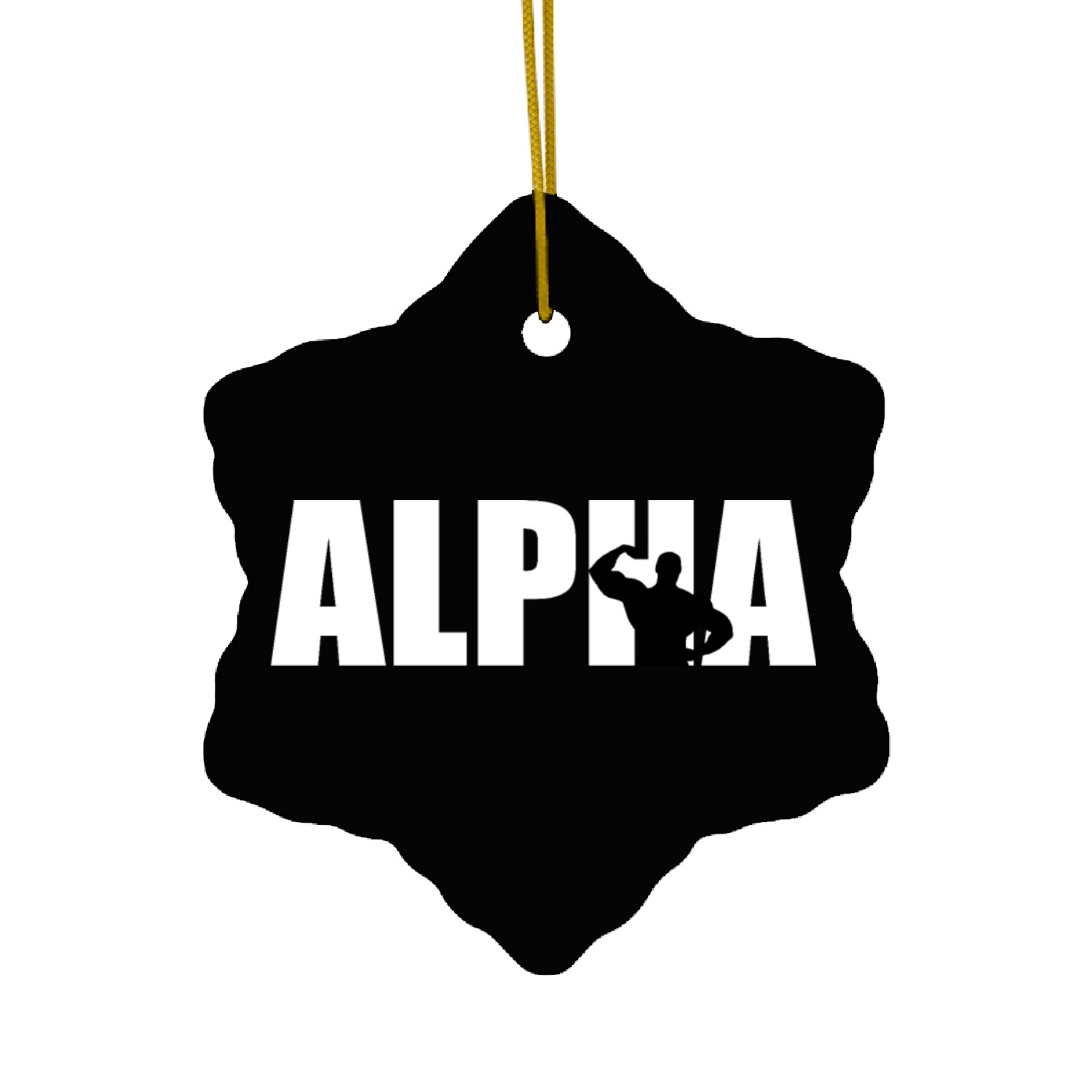 Alpha Ceramic Ornaments