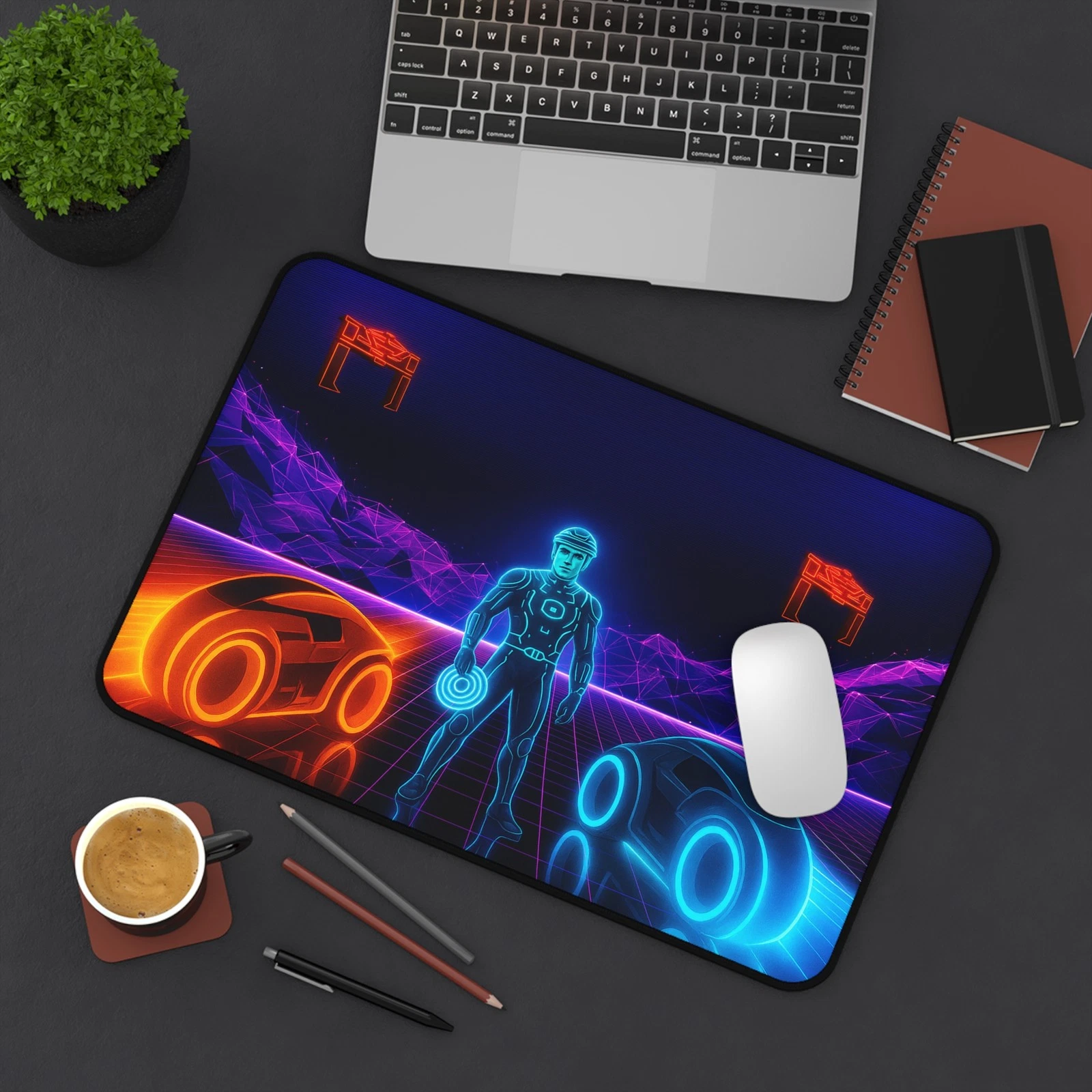 Tron 1982 Gaming Desk Mat, Retro Mouse Pad