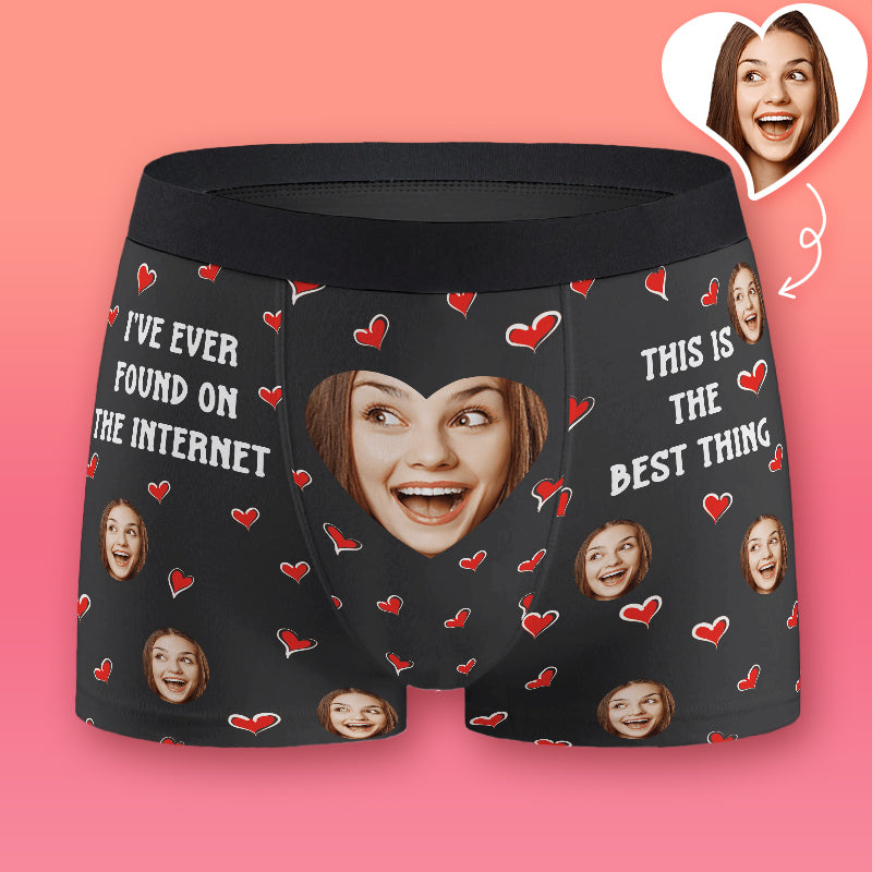 This Is The Best Thing Personalized Men's Boxer Briefs, Custom Underwear for Husband or Boyfriend