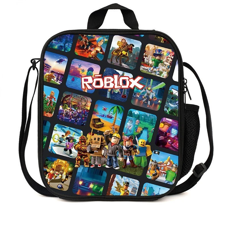 Roblox Kids Lunch Bag, School Picnic Bag